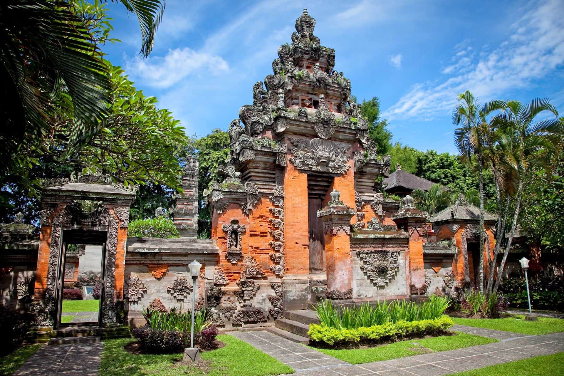 Entrance gate of Negeri Propinsi Museum in Denpasar, Bali, Indonesia
