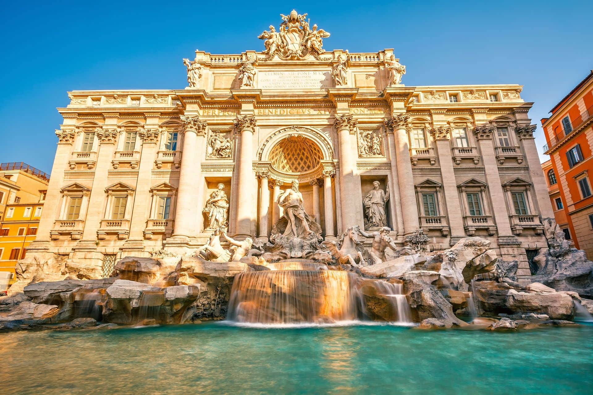 Fountain di Trevi in Rome, Italy
