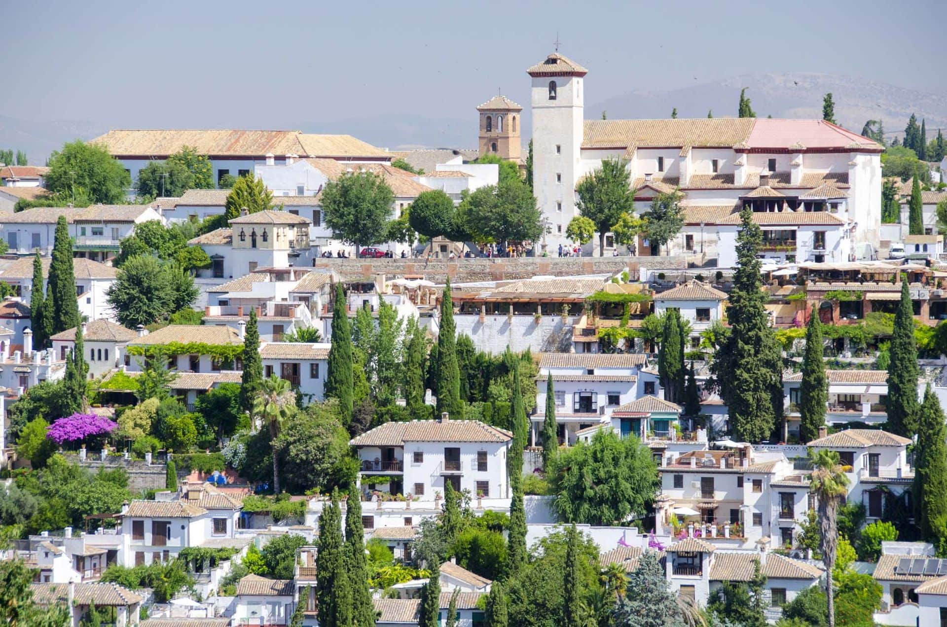 View of the historical city of Granada