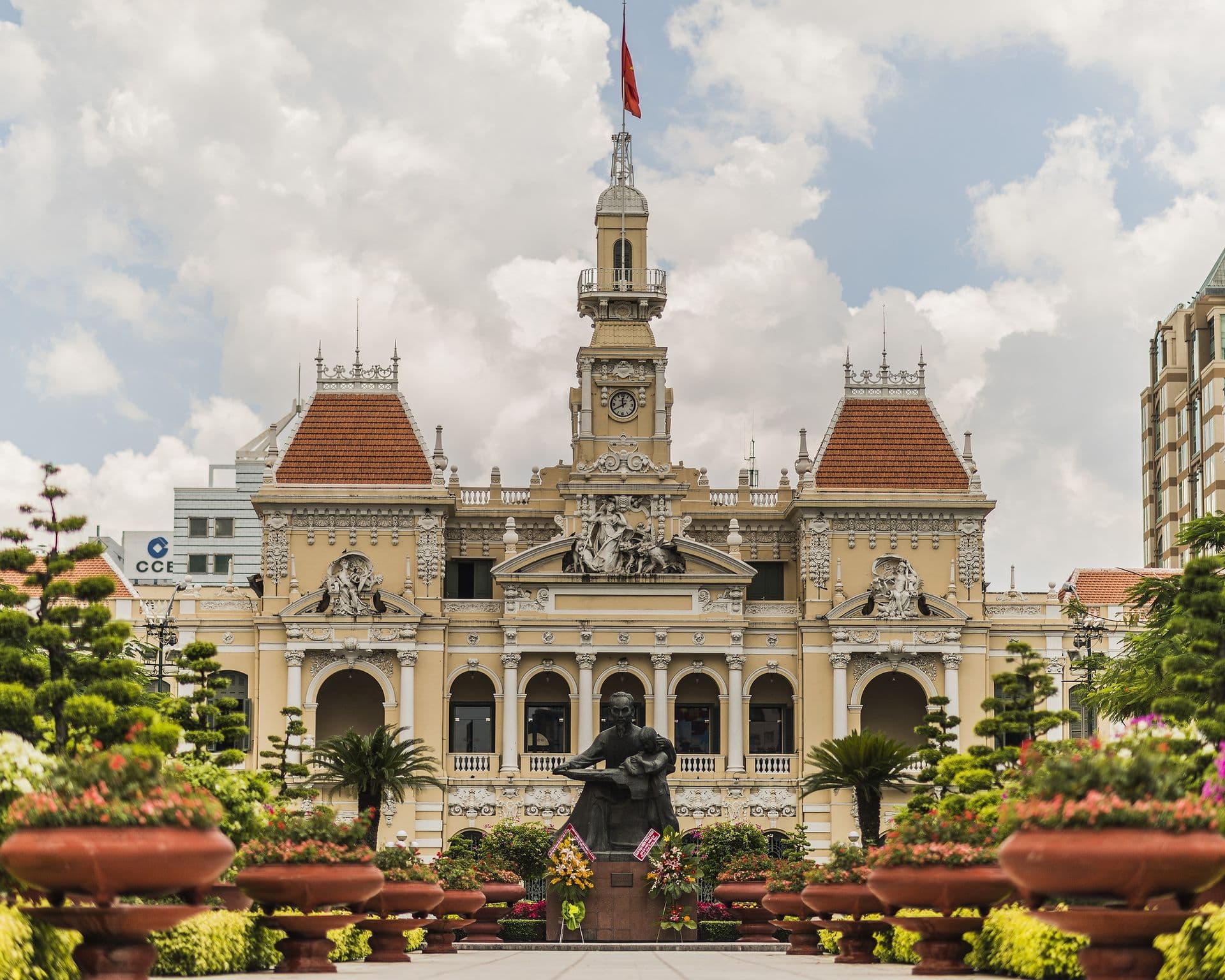 Saigon Central Post Office in HO CHI MINH CITY, VIETNAM