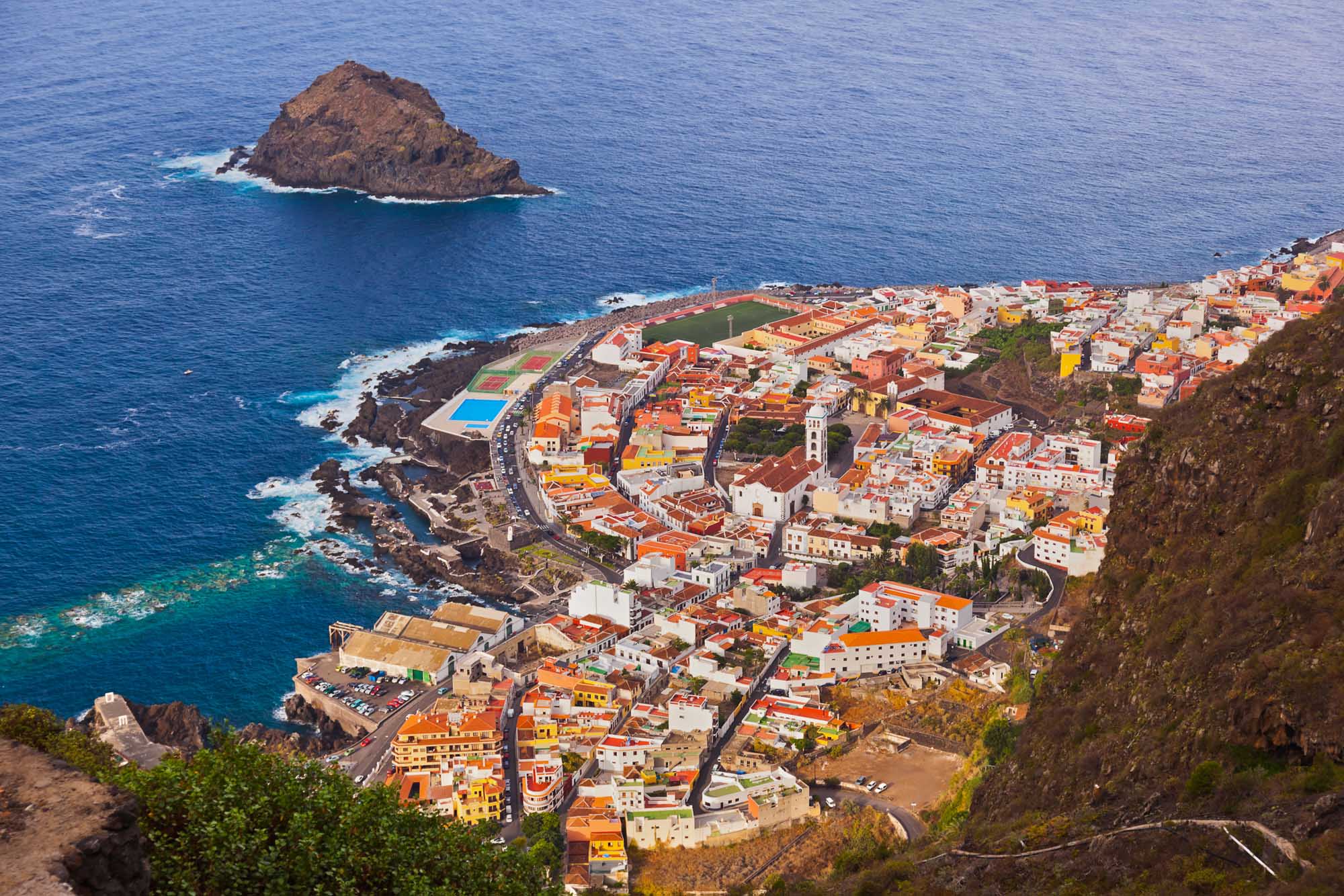 Garachico in Tenerife island