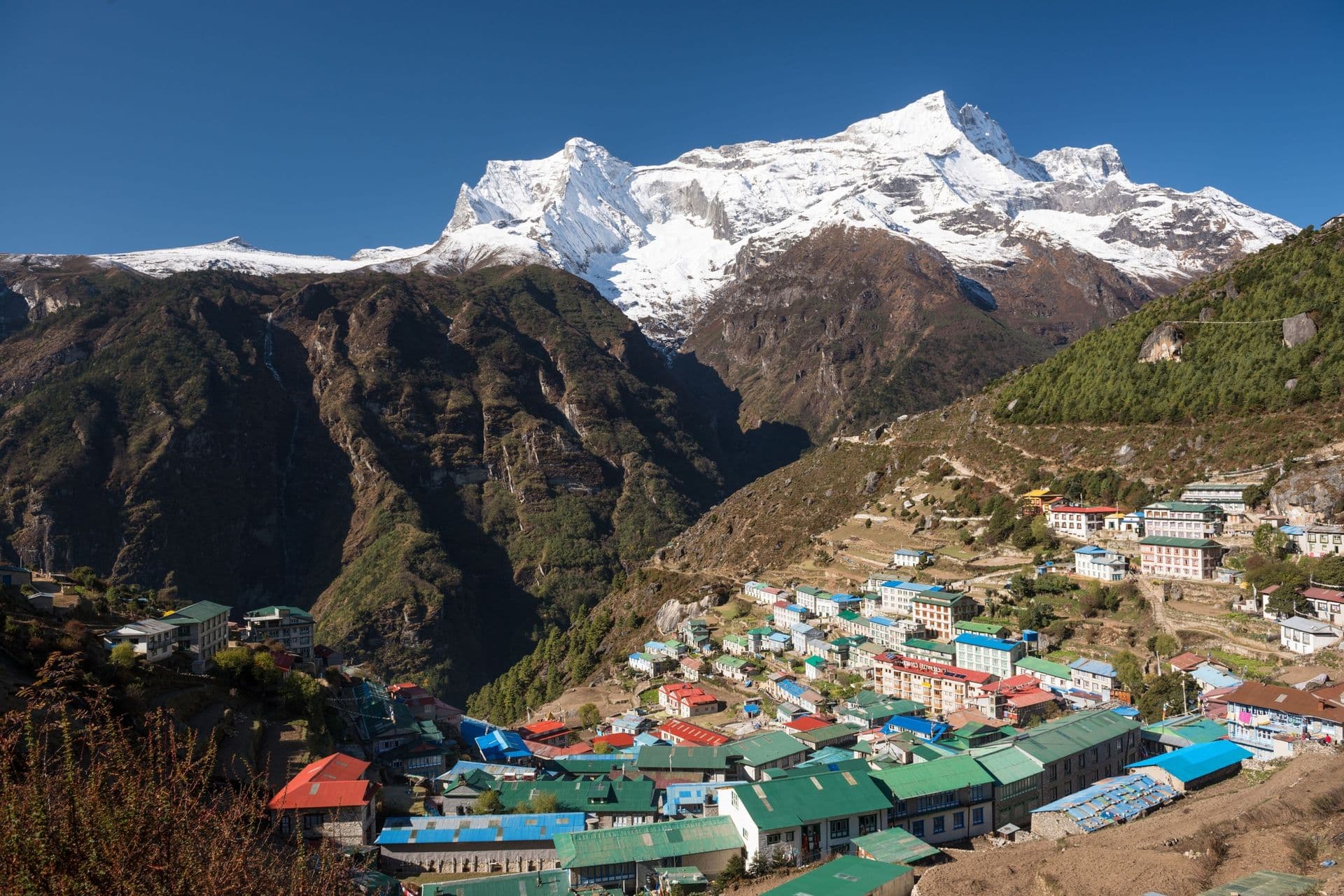 Namche Bazaar, Himalaya, Nepal