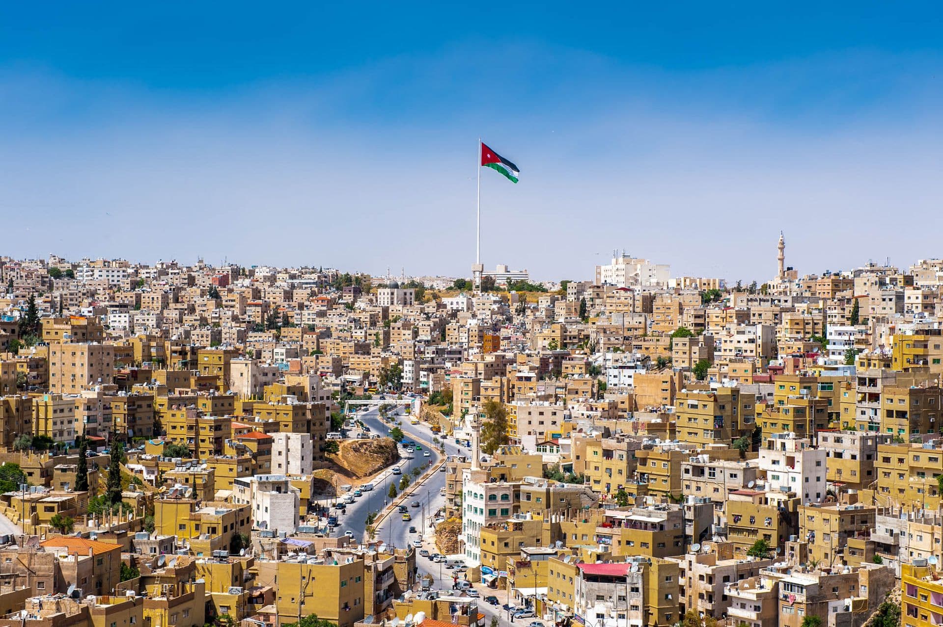 Panorama of the city of Amman
