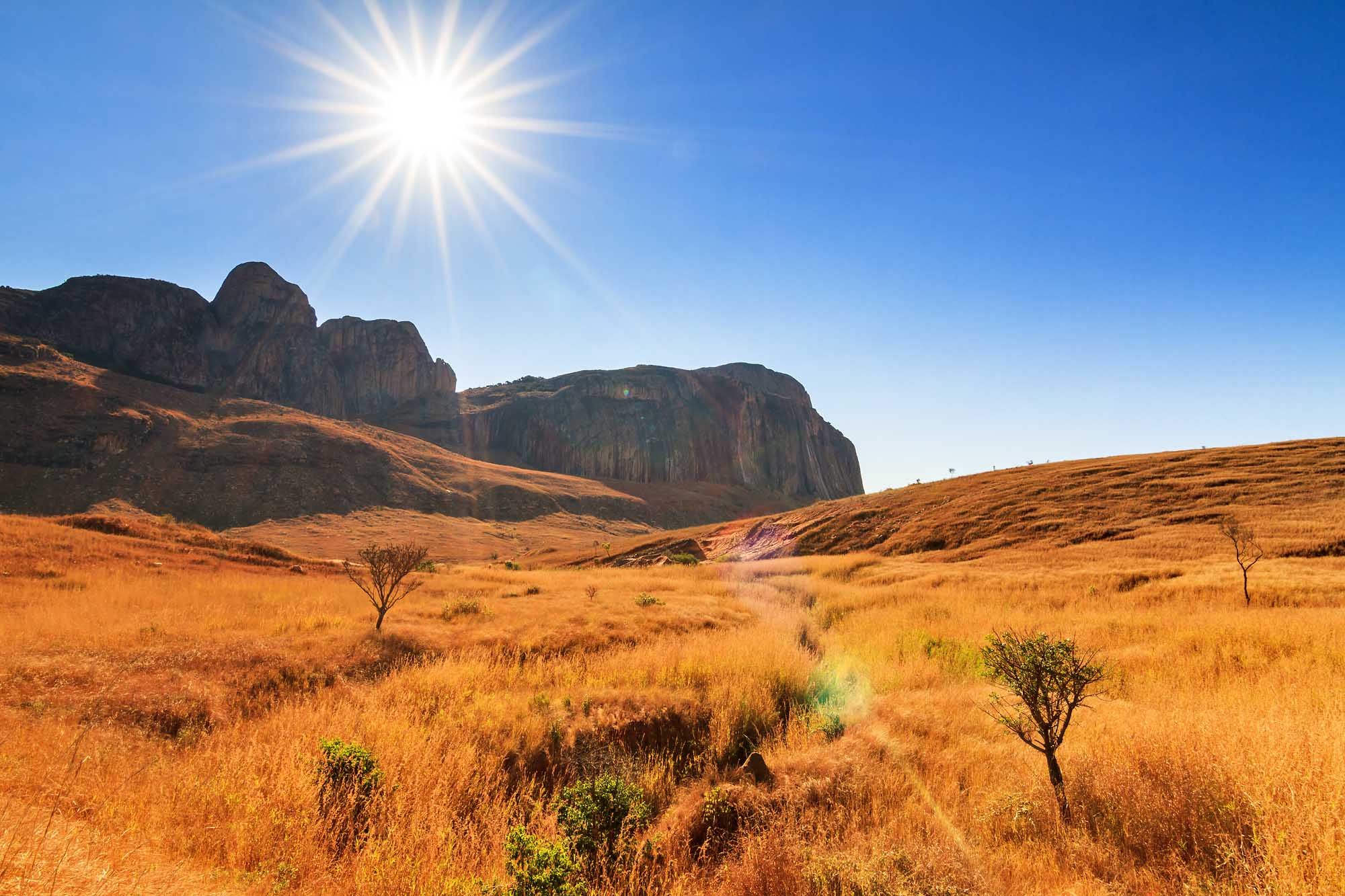 Beautiful view of one of the many different landscapes of Madagascar