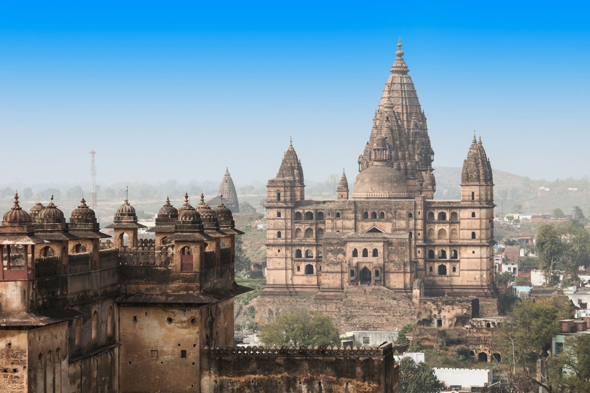 Chaturbhuj Temple in Orchha in Madhya Pradesh, India