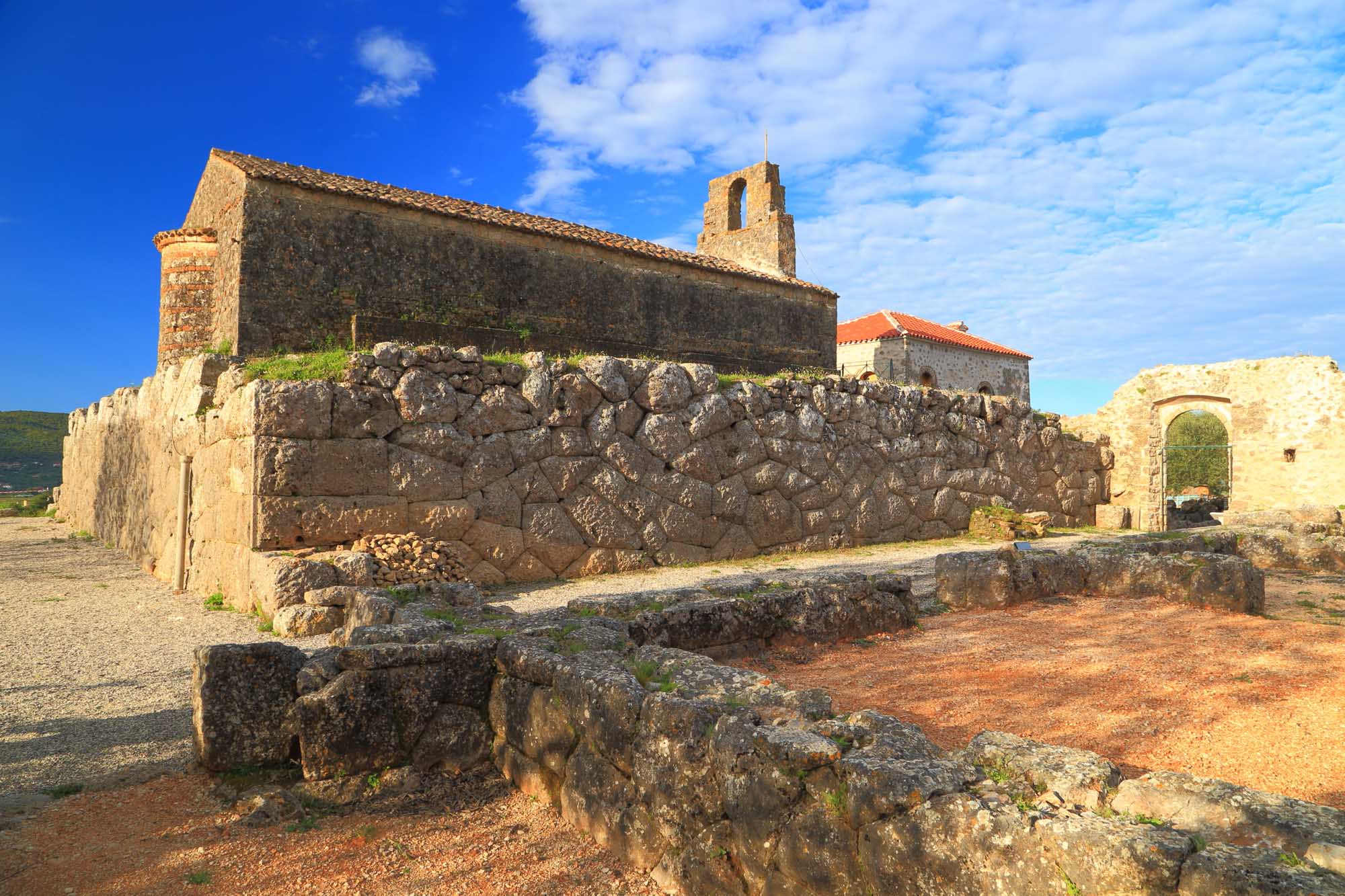 Ancient sanctuary of Hades and a Byzantine church built on top of it, Greece