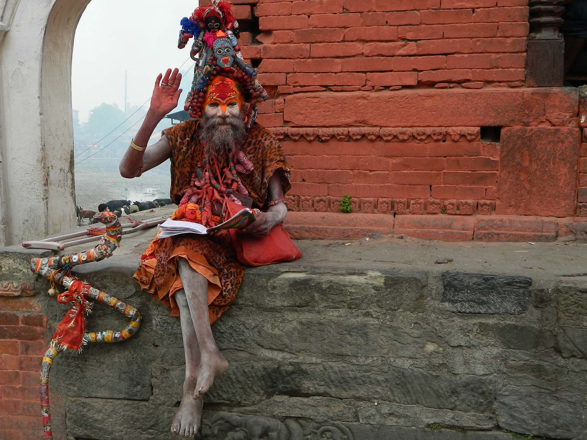 Sadhu Baba in Pashupatinath (Kathmandu, Nepal).