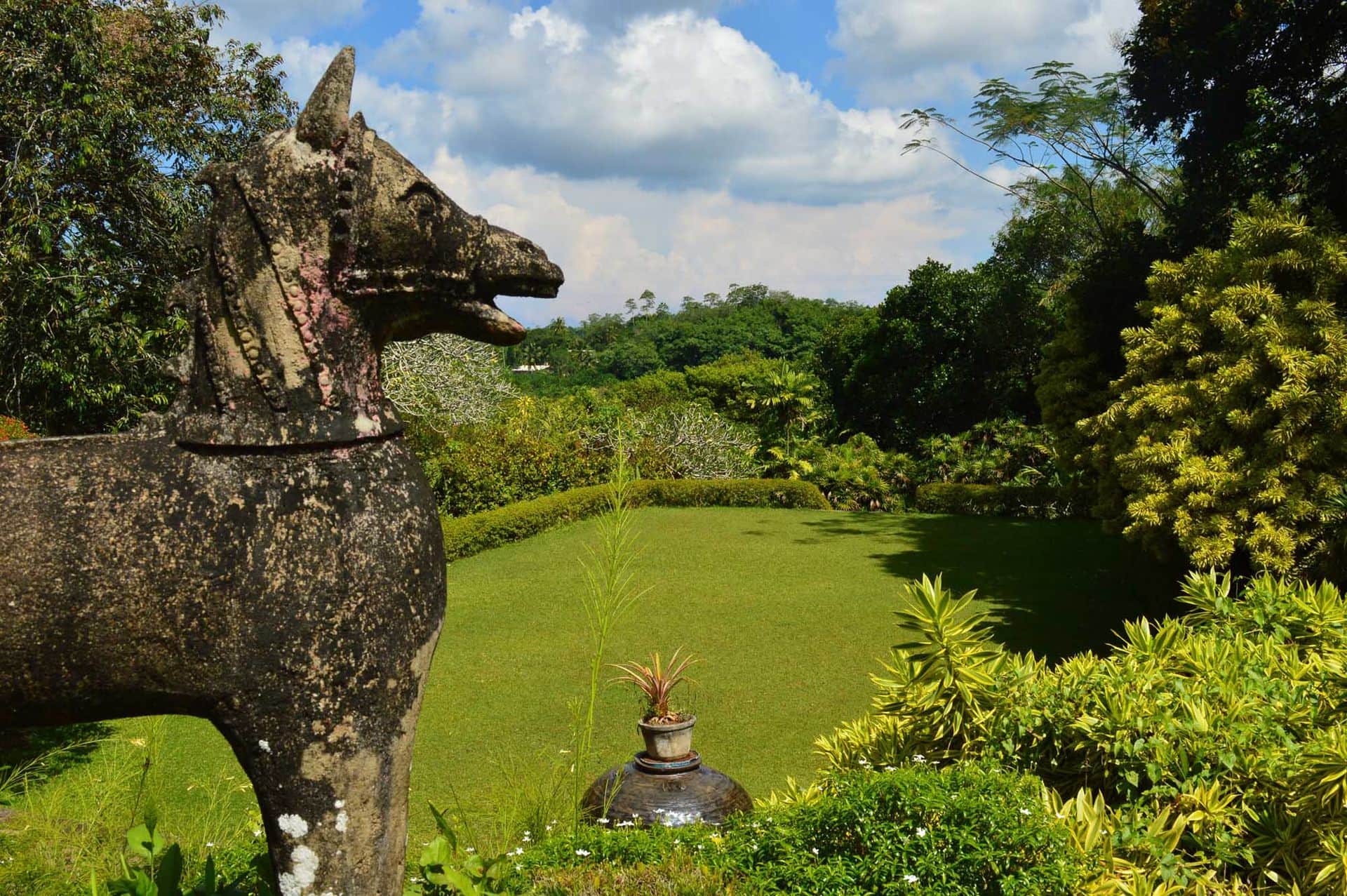 Brief garden landscape