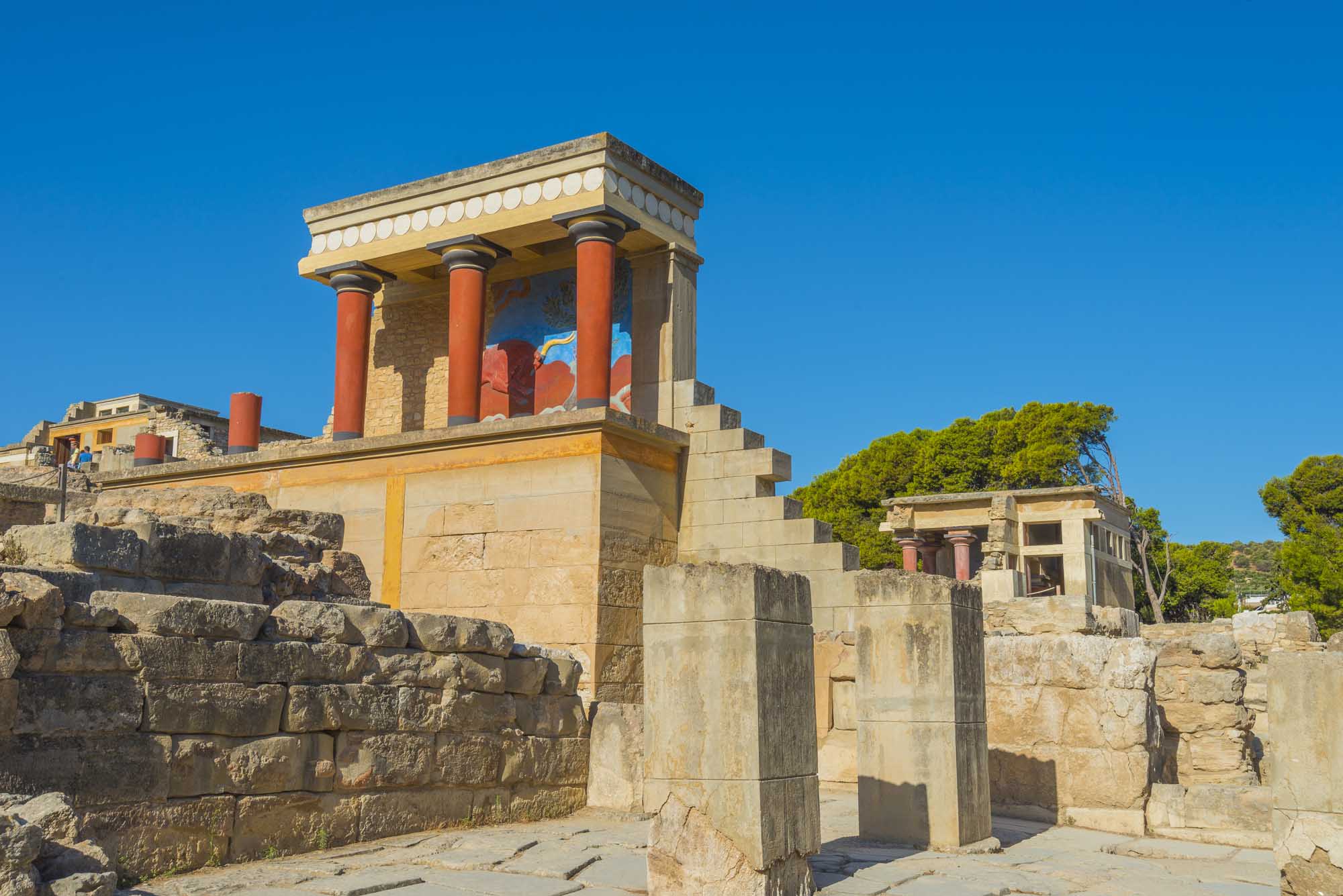 Knossos palace at Crete, Greece Knossos Palace