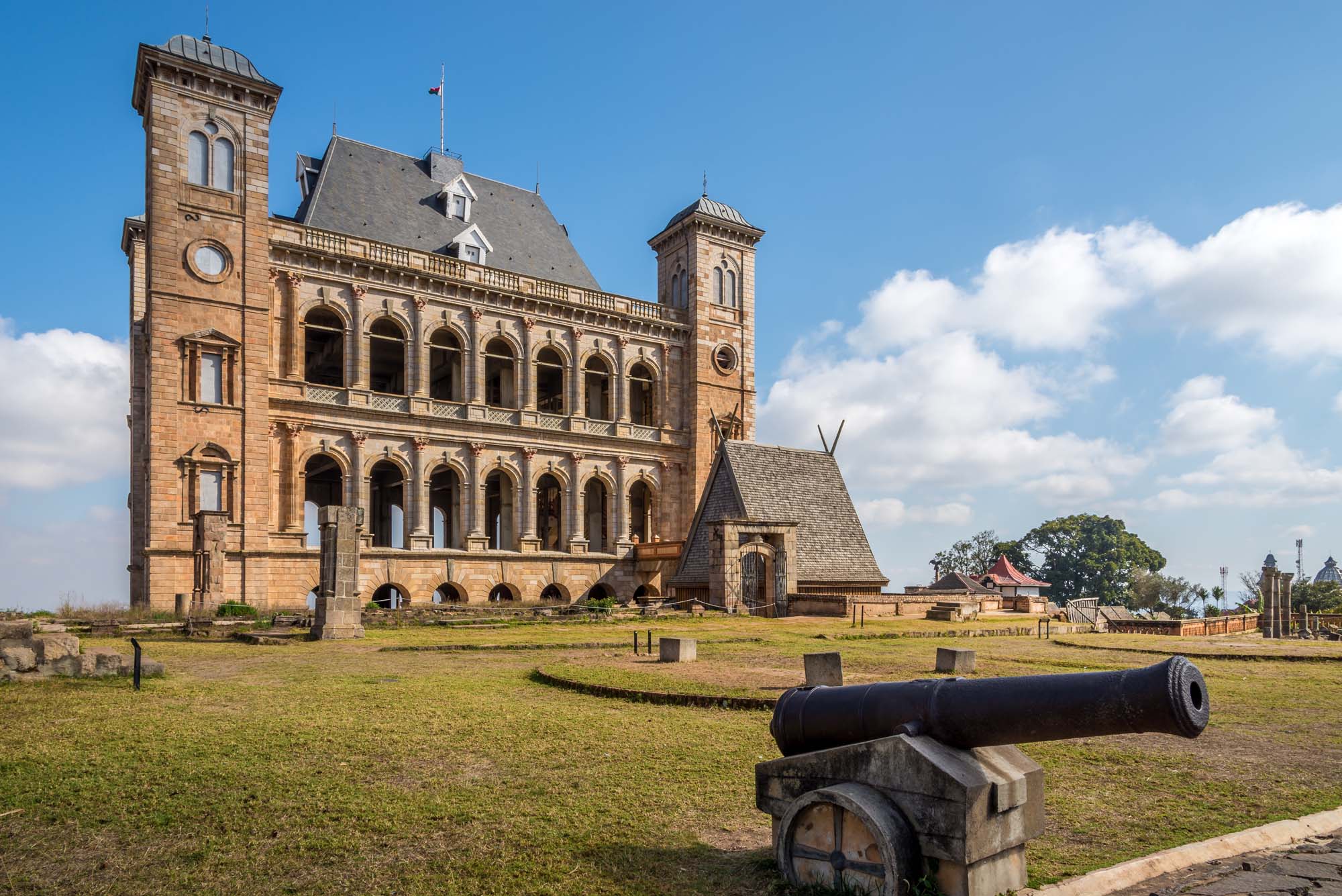 Courtyard of Royal palace complex - Rova of Antananarivo, Madagascar