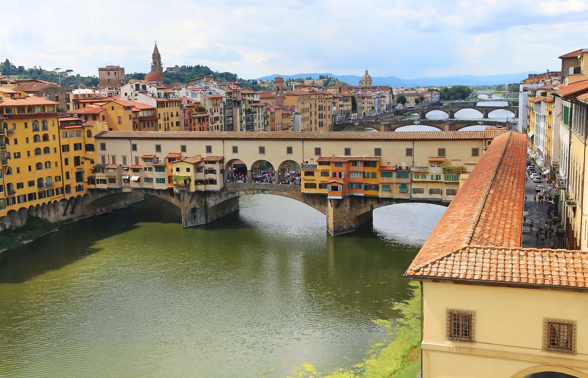 Ponte Vecchio and Vasari Corridor in Florence