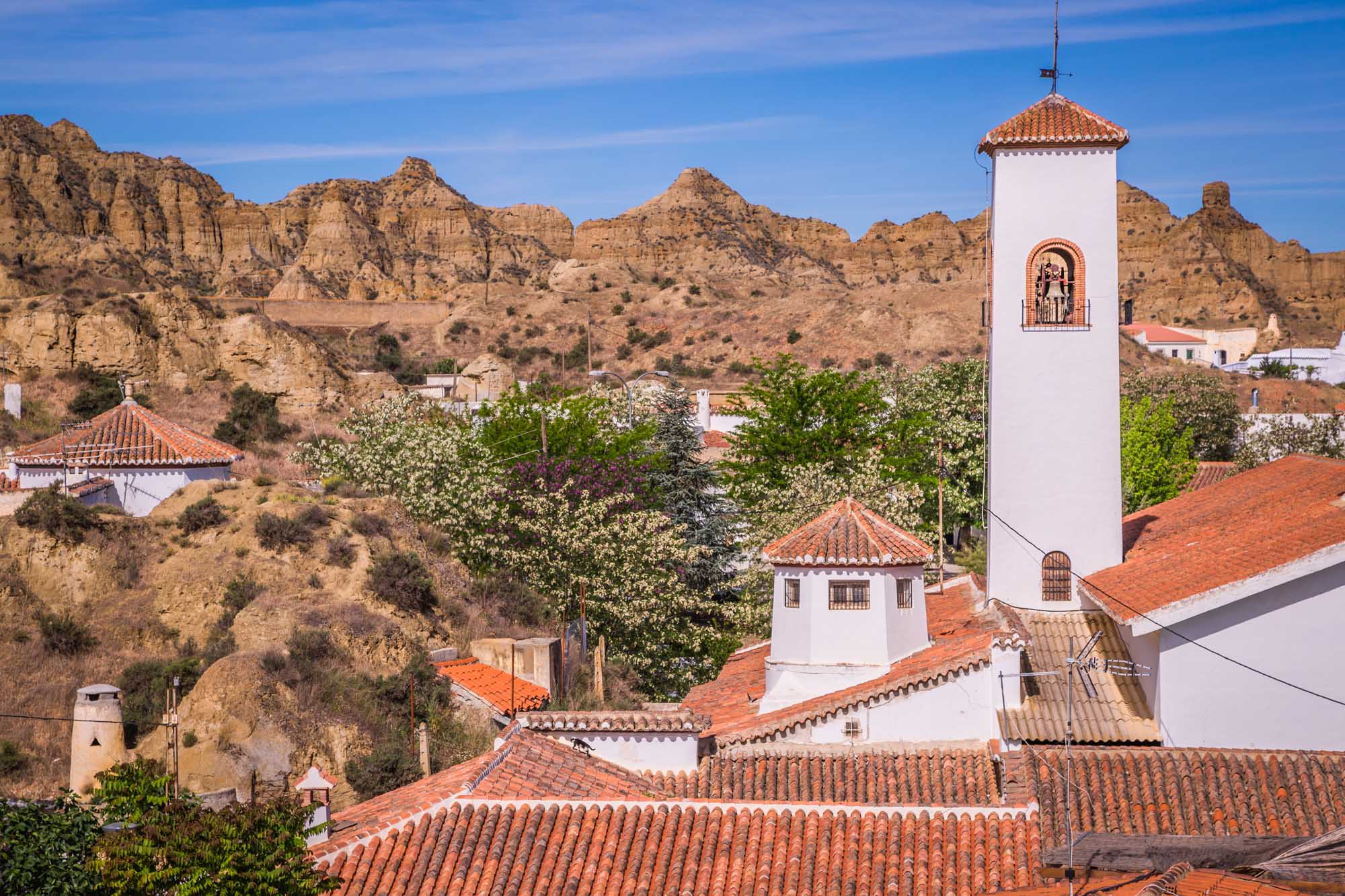Guadix, villages in the province of Granada Andalucia, Southern Spain