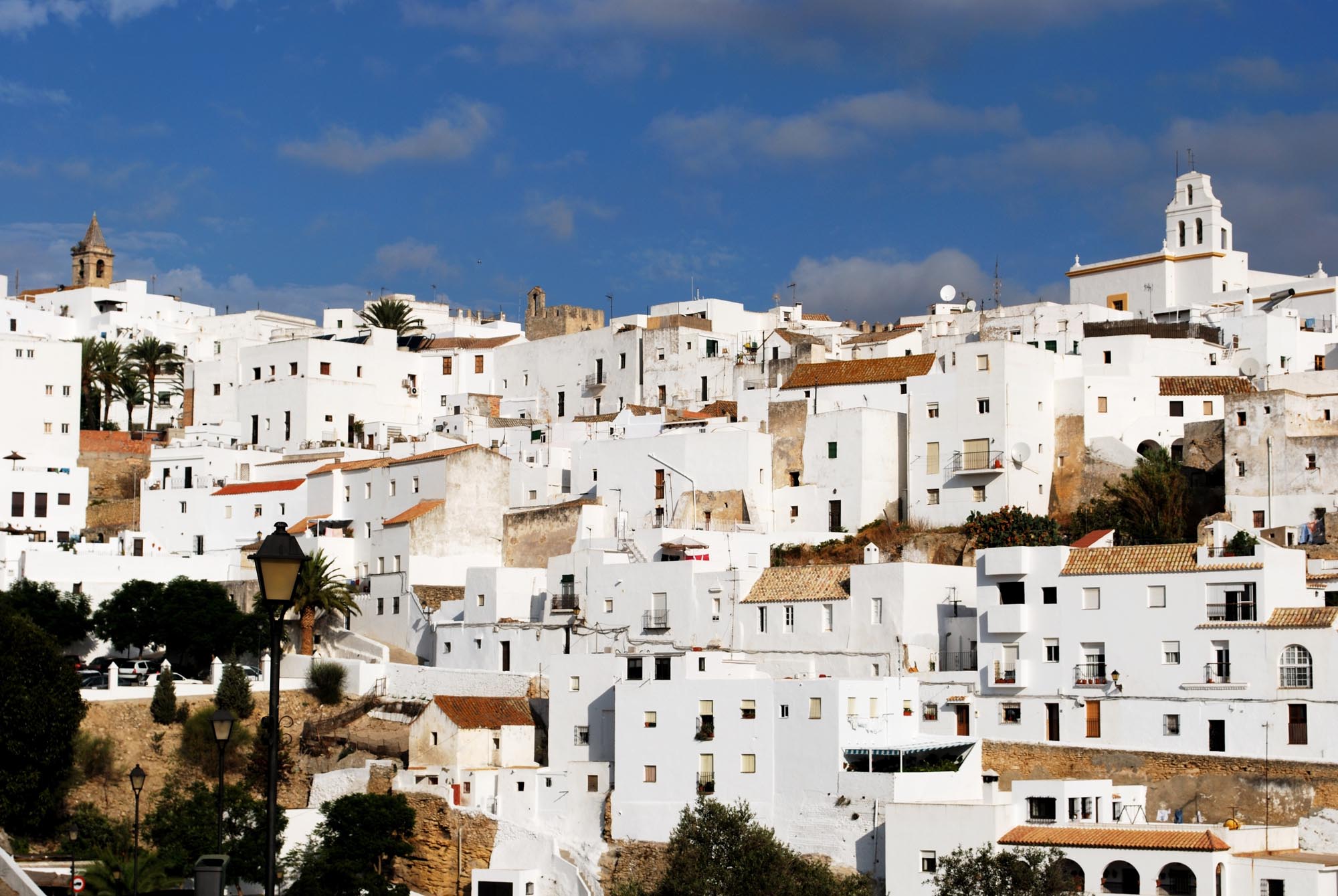View of the white village, Vejer de la Frontera