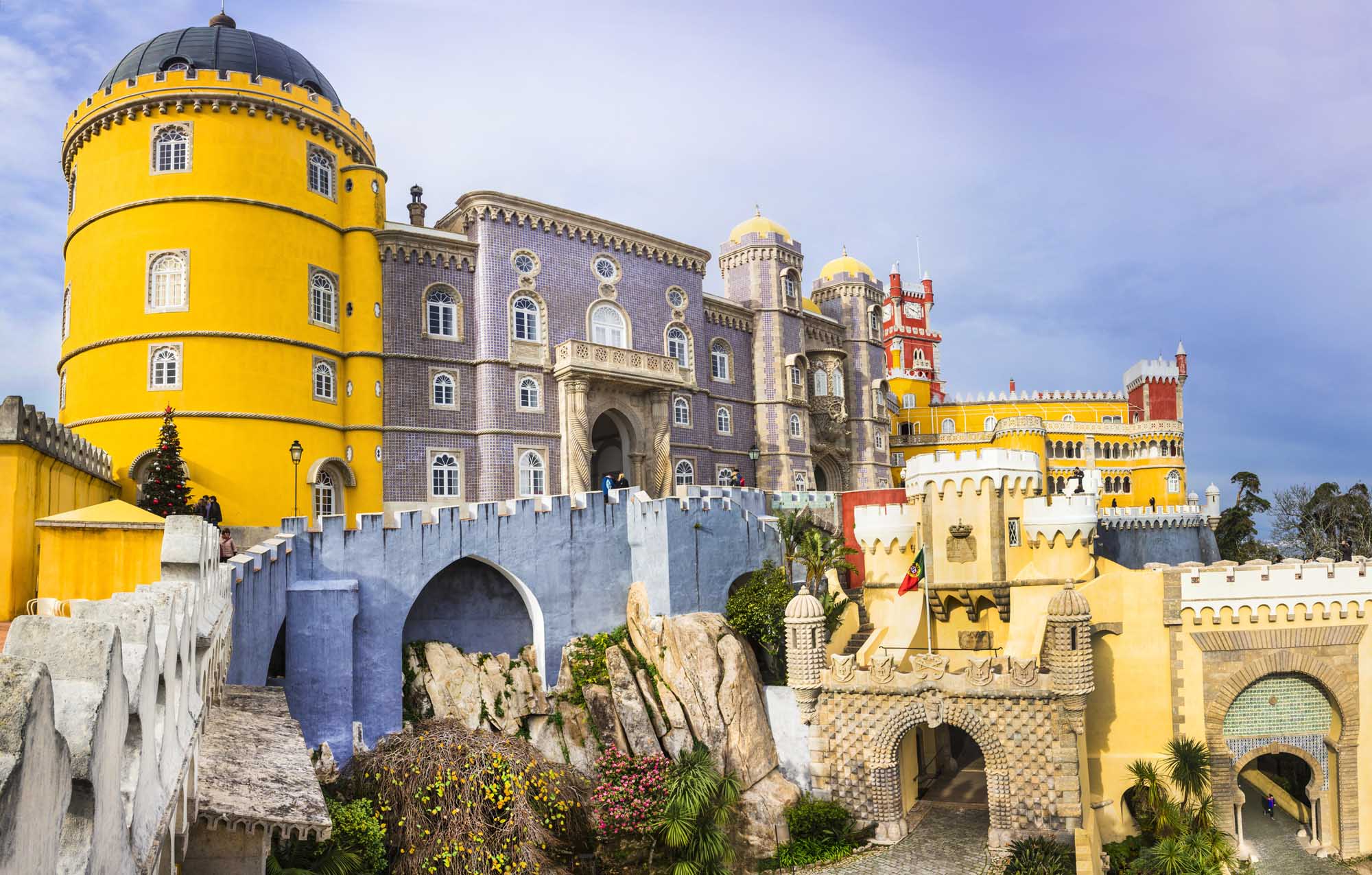 most beautiful castles of Europe - Pena palace in Portugal