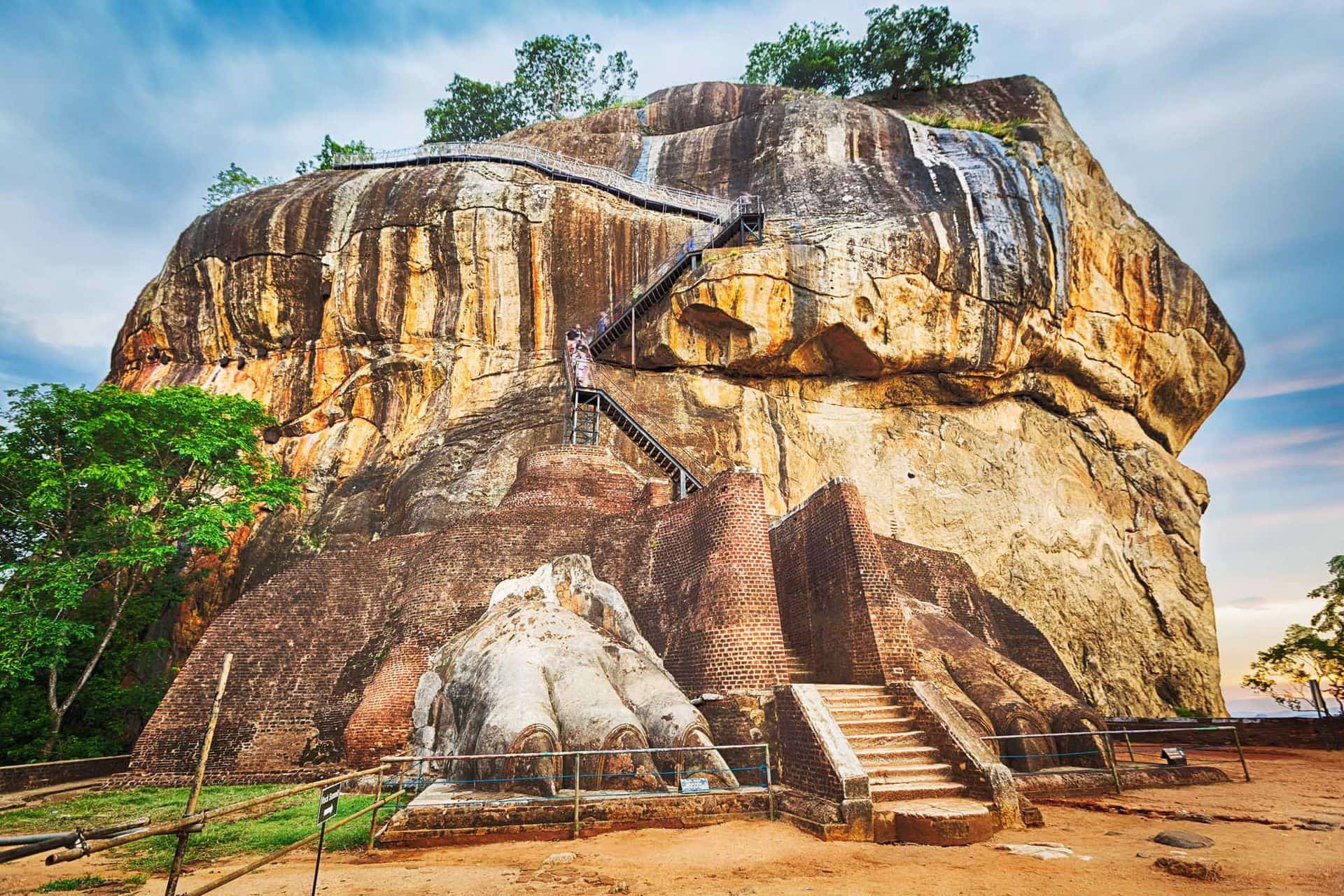 World Heritage Site Sgiriya or Lion rock.