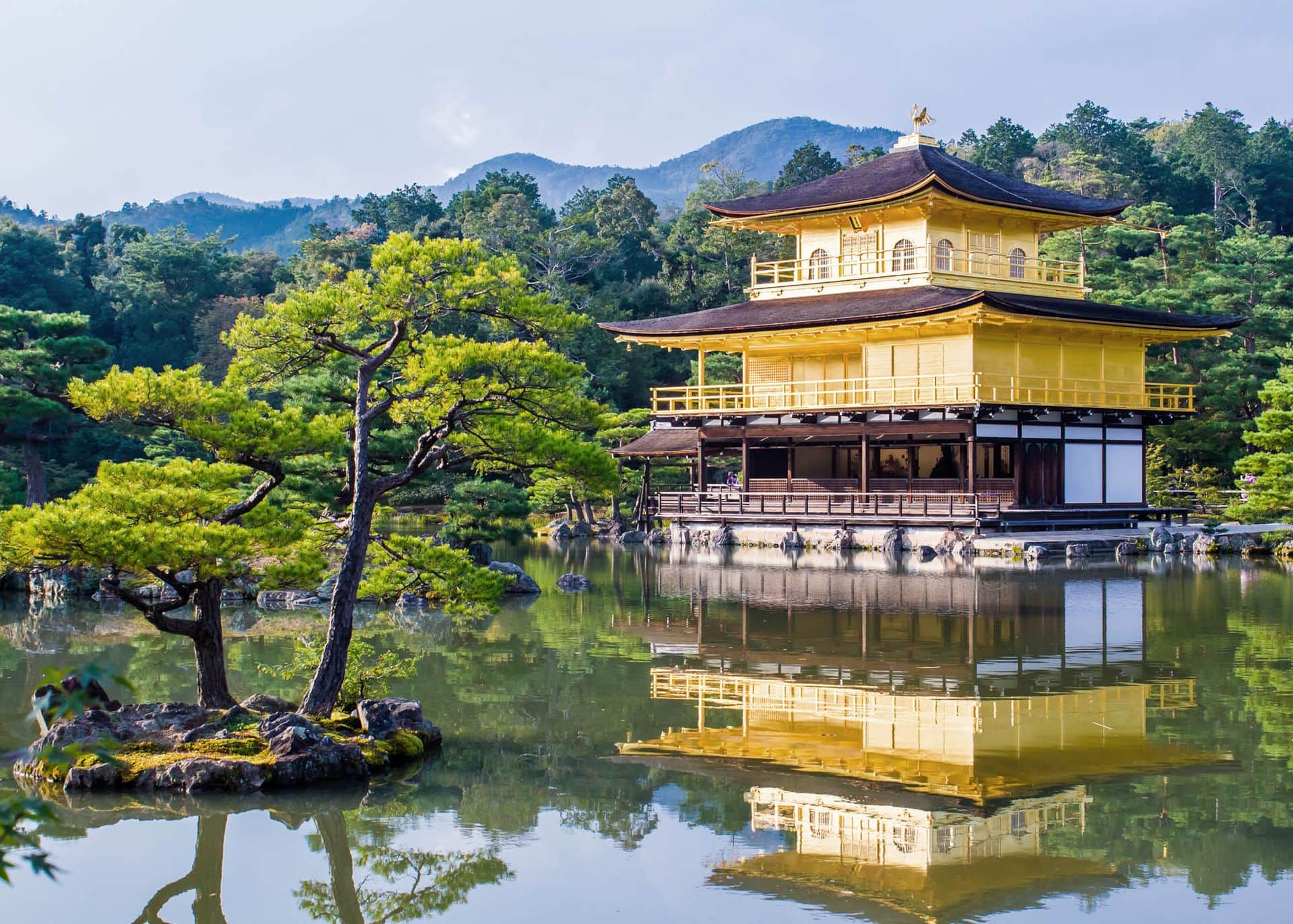 Kinkaku-ji, the Golden Pavilion, a Zen Buddhist temple in Kyoto, Japan. Photo: marcociannarel/Shutterstock