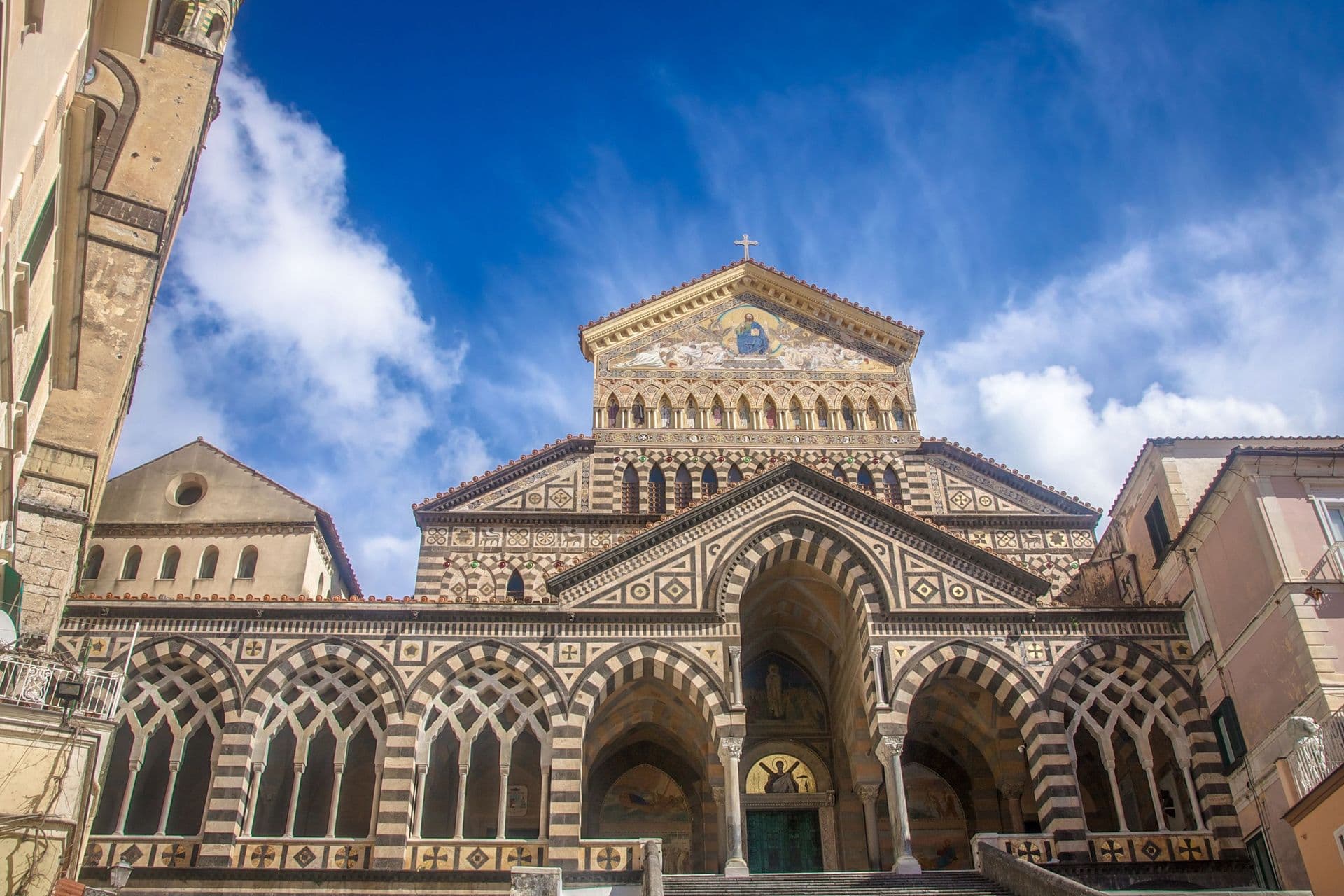 Amalfi Cathedral, dedicated to the Apostle Saint Andrew.