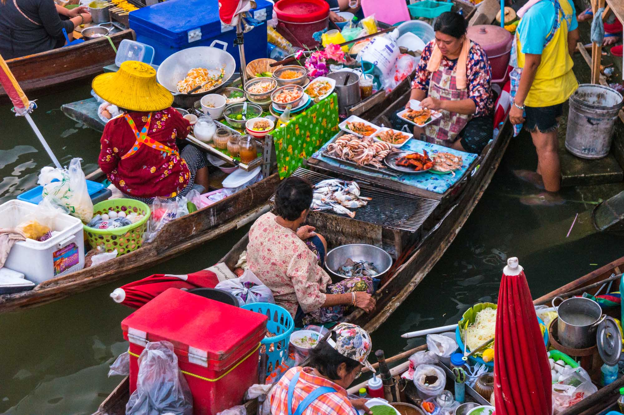 Amphawa floating market  in Bangkok. Photo: Shutterstock