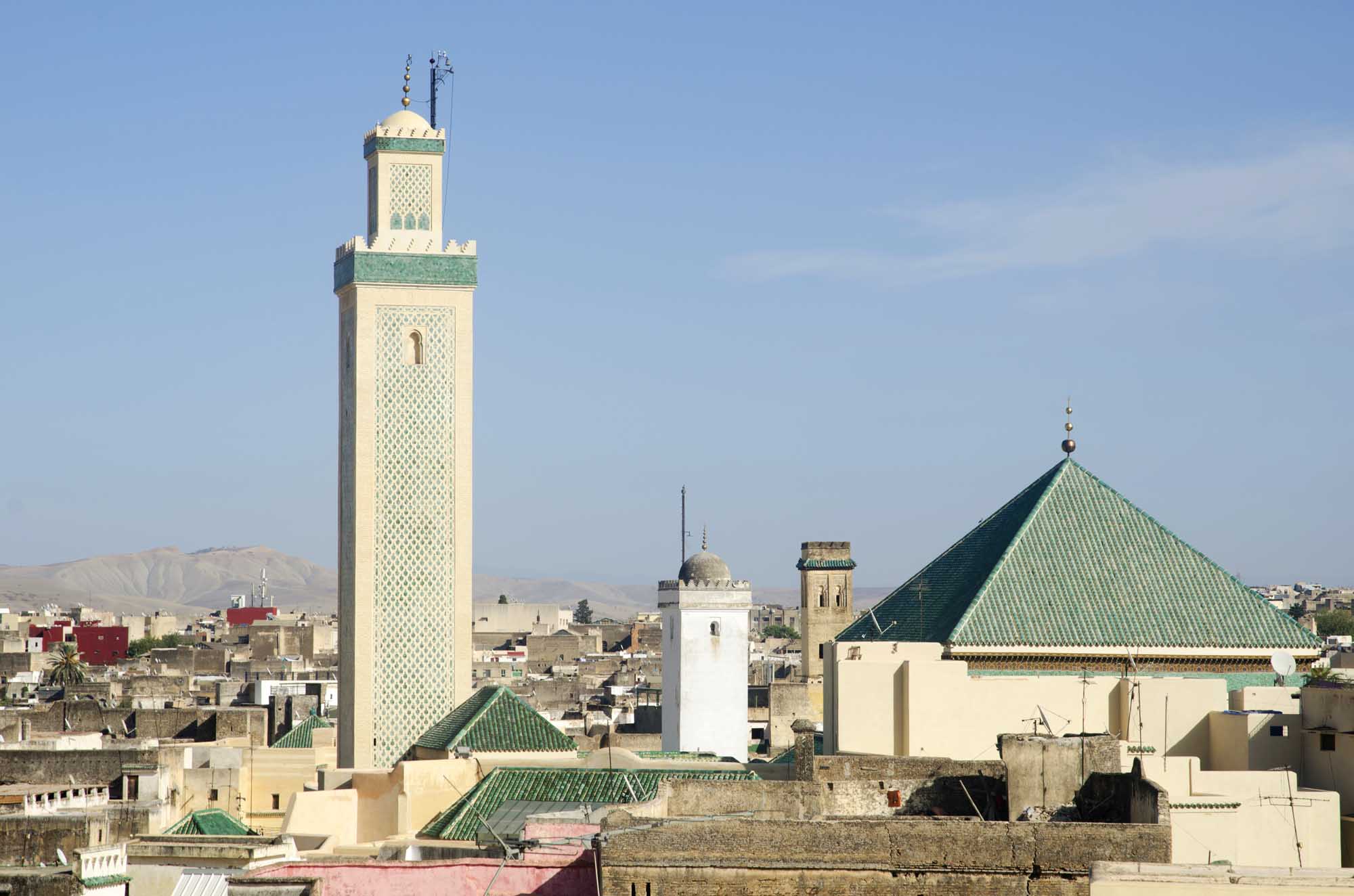 View of Karaouine university, Fes el Bali, Morocco