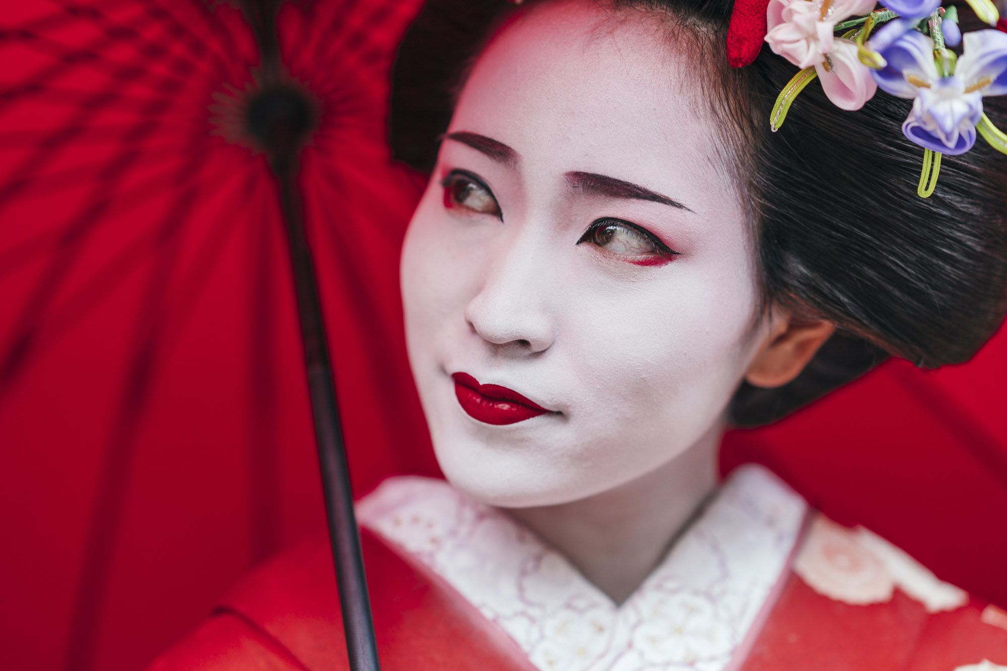 Portrait of a Maiko geisha in Gion Kyoto. Photo: Juri Pozzi/Shutterstock