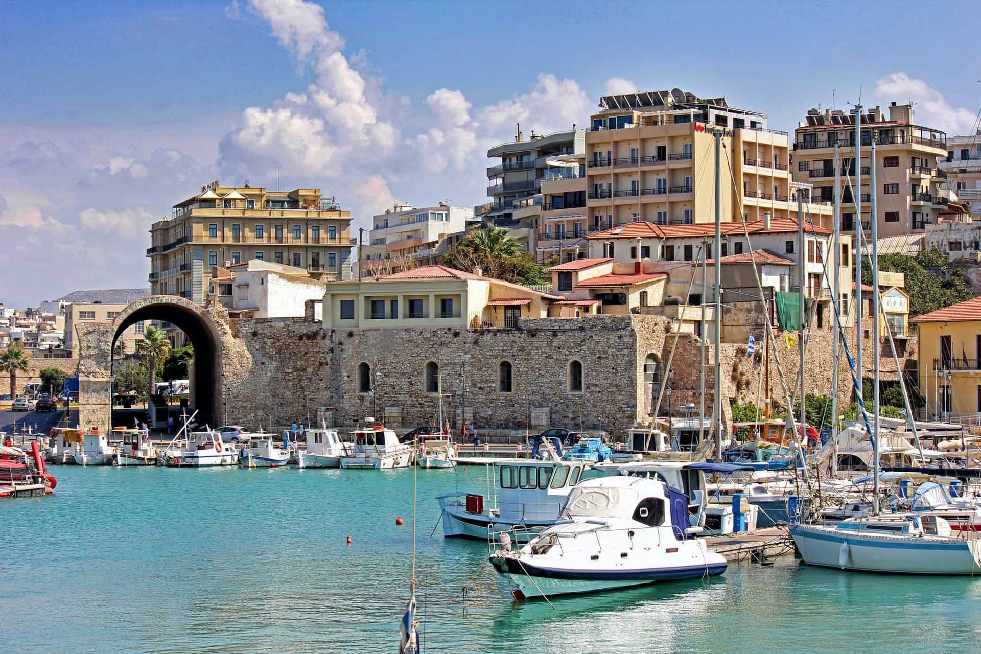 Bay in Heraklion, Greece