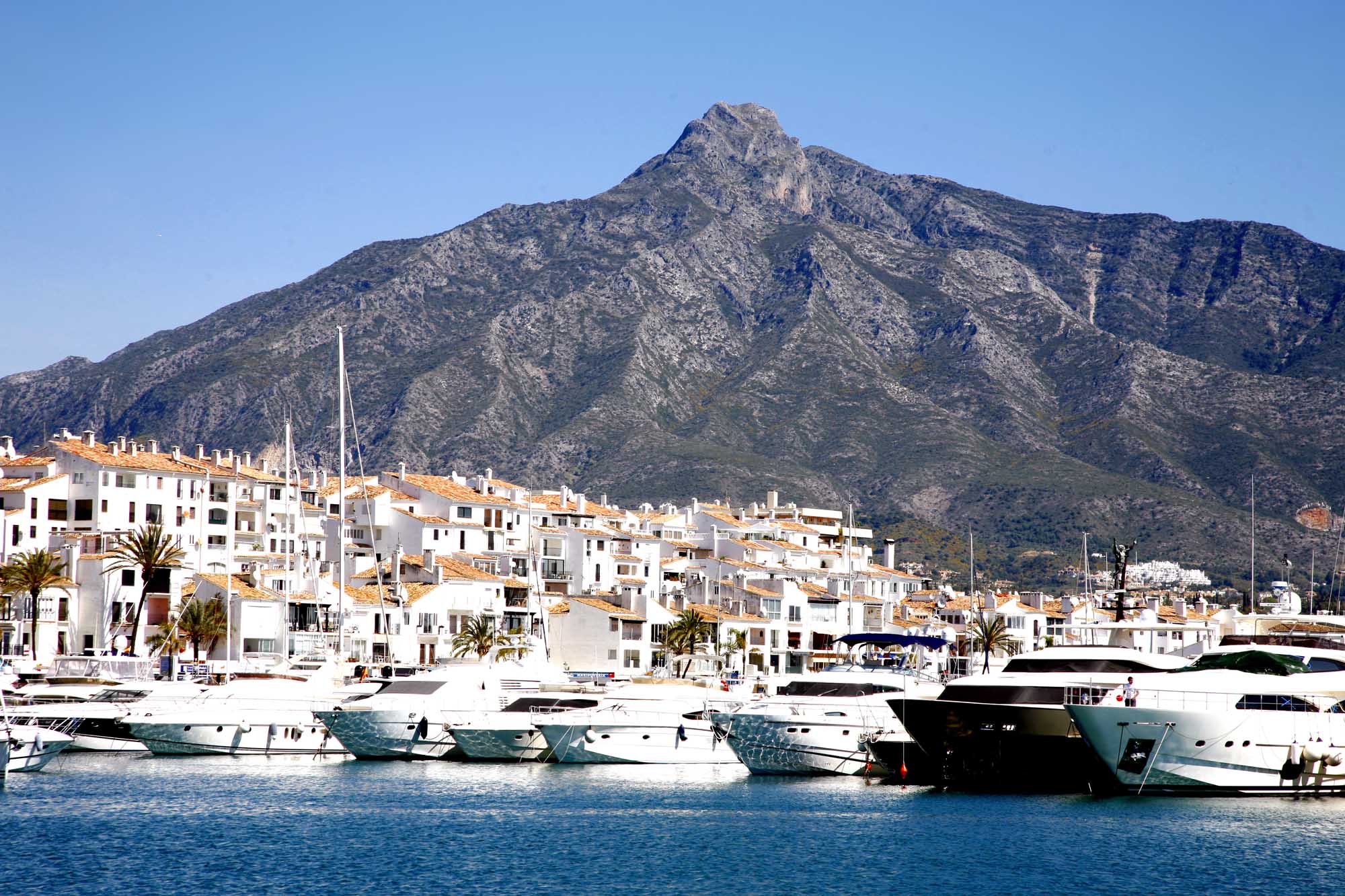 Harbor of Marbella, Spain