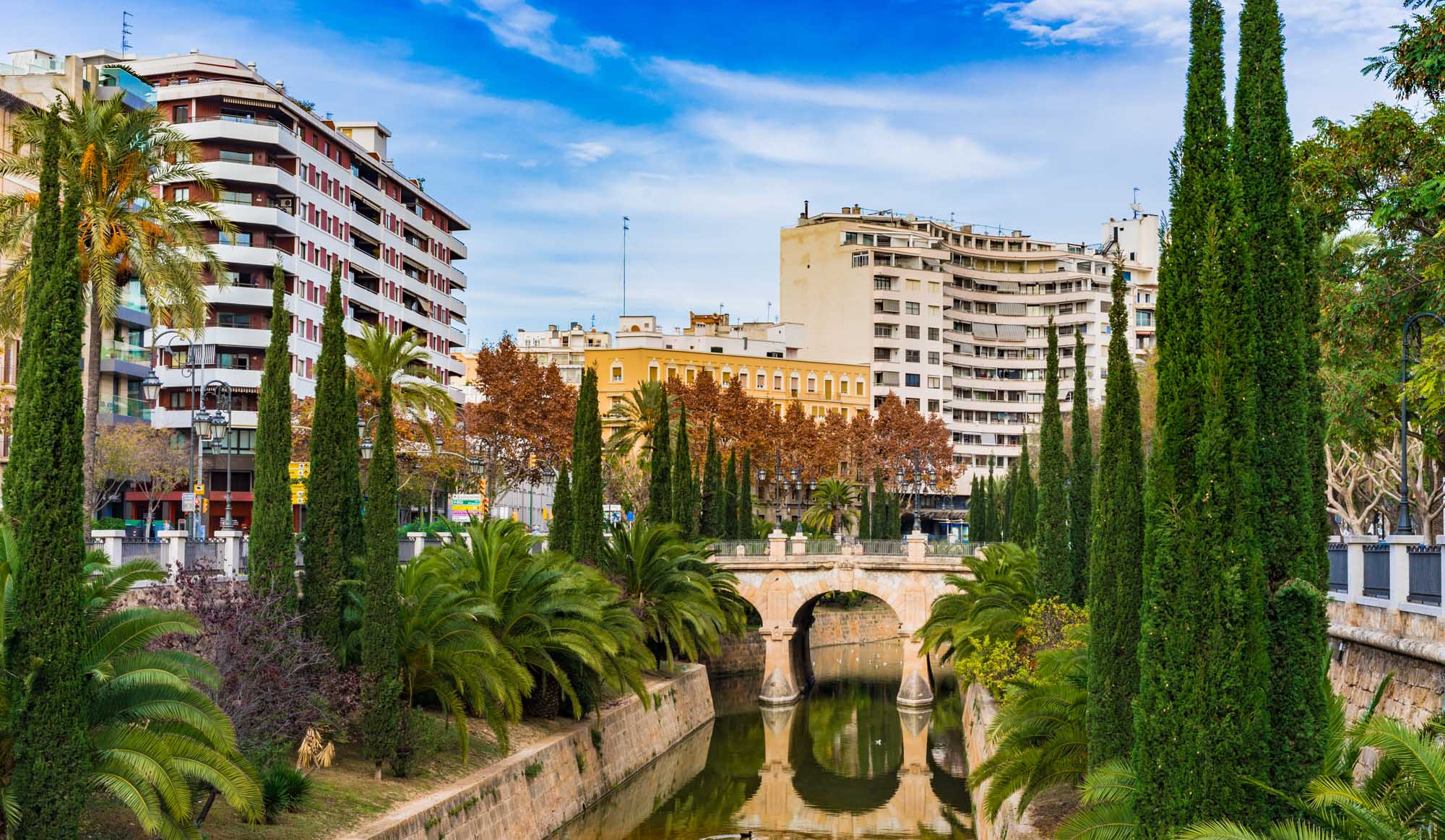 Spain Palma Majorca City Center.