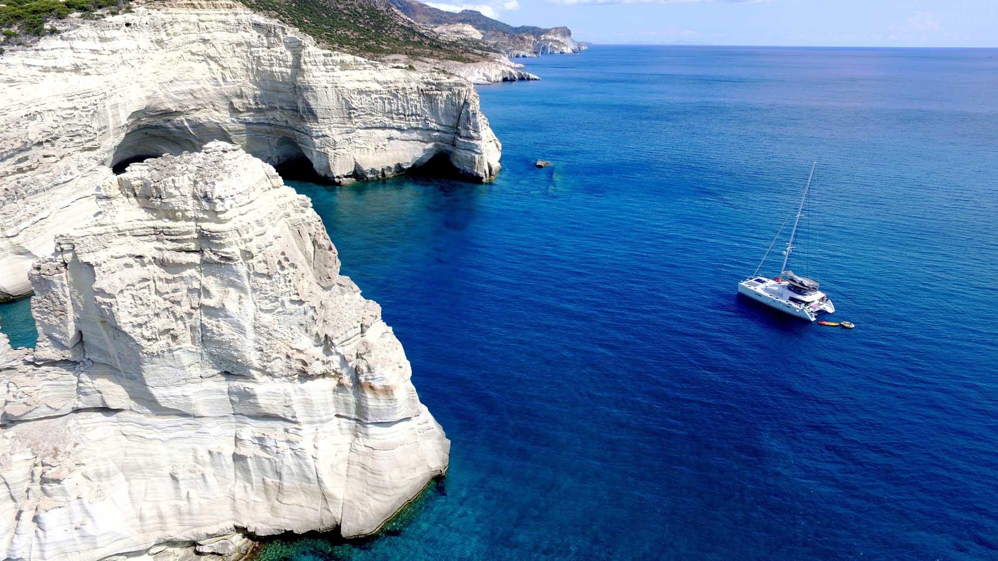 Milos island Greece