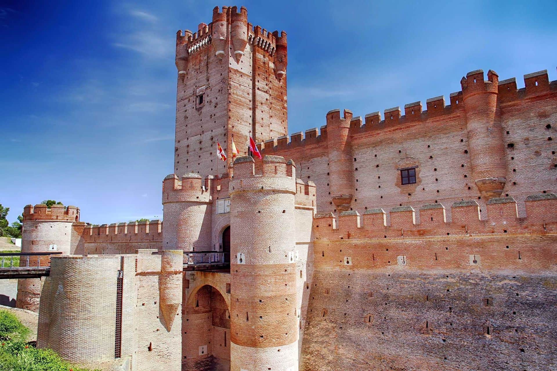 Castle of La Mota in Medina del Campo village. Last home of the Queen Elizabeth of Spain.