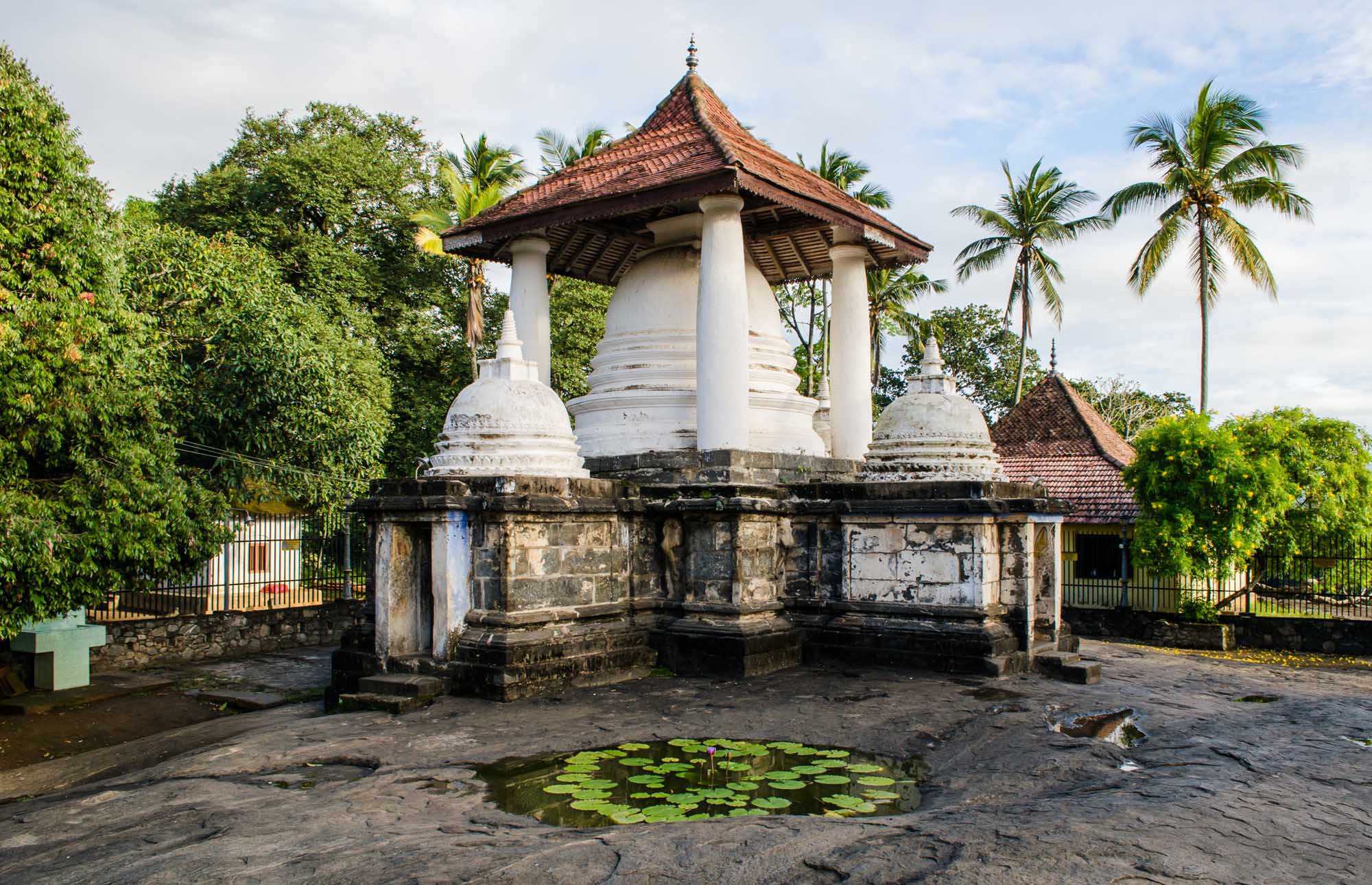 Gadaladenyia Vihara is an ancient Buddhist temple situated in Pilimathalawa, Kandy, Sri Lanka.