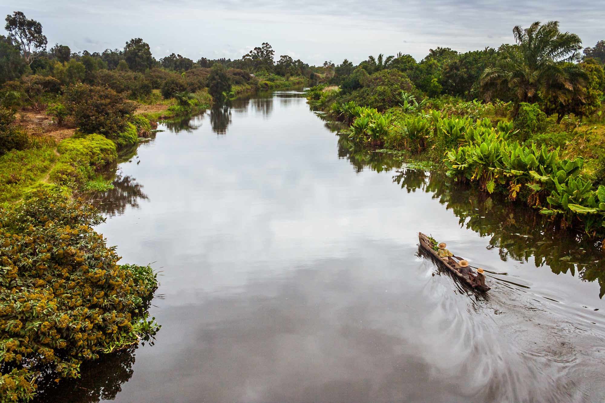 The Pangalanes canal, eastern Madagascar