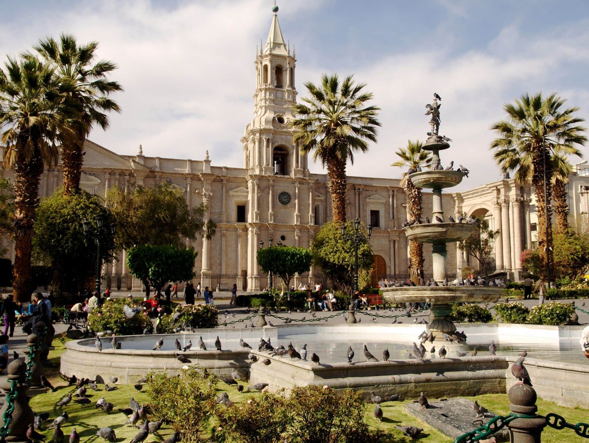Main plaza in Arequipa