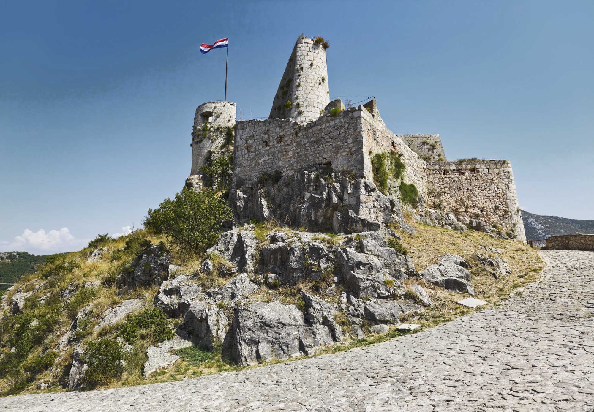 Old fort in Klis, Croatia