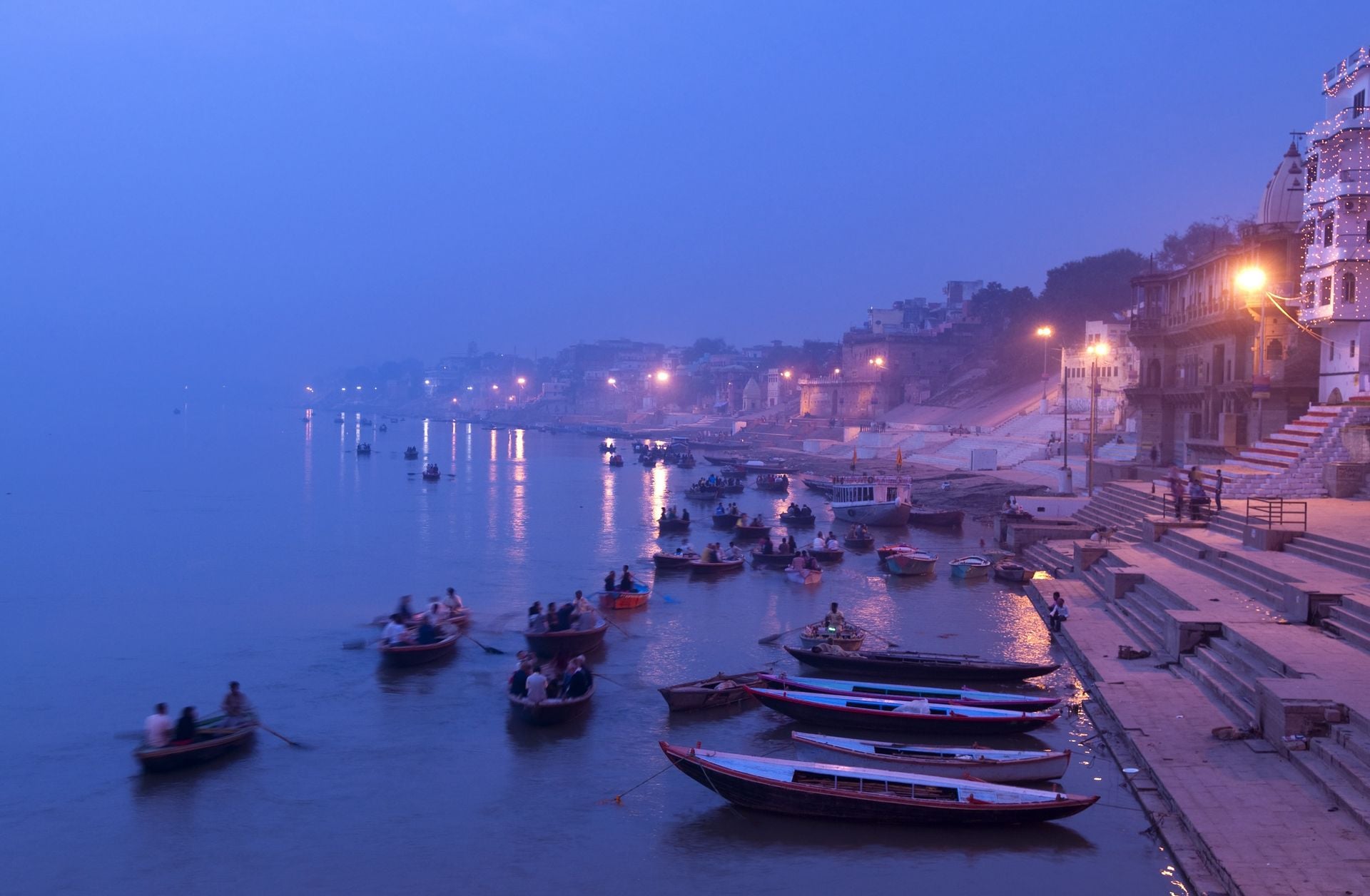 Morning on the Ganges, Varanasi, India