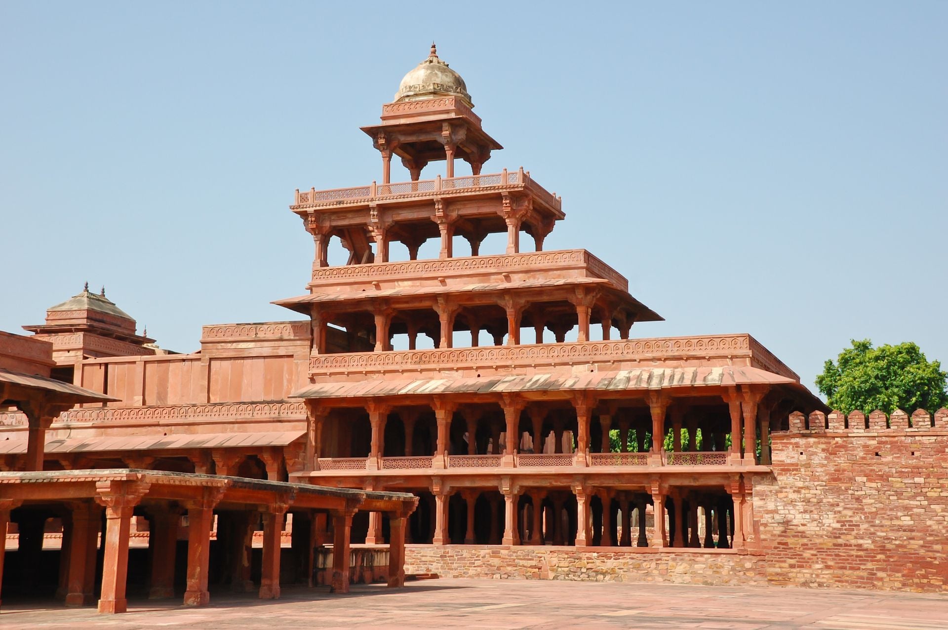 Panch Mahal in Fatehpur Sikri, India