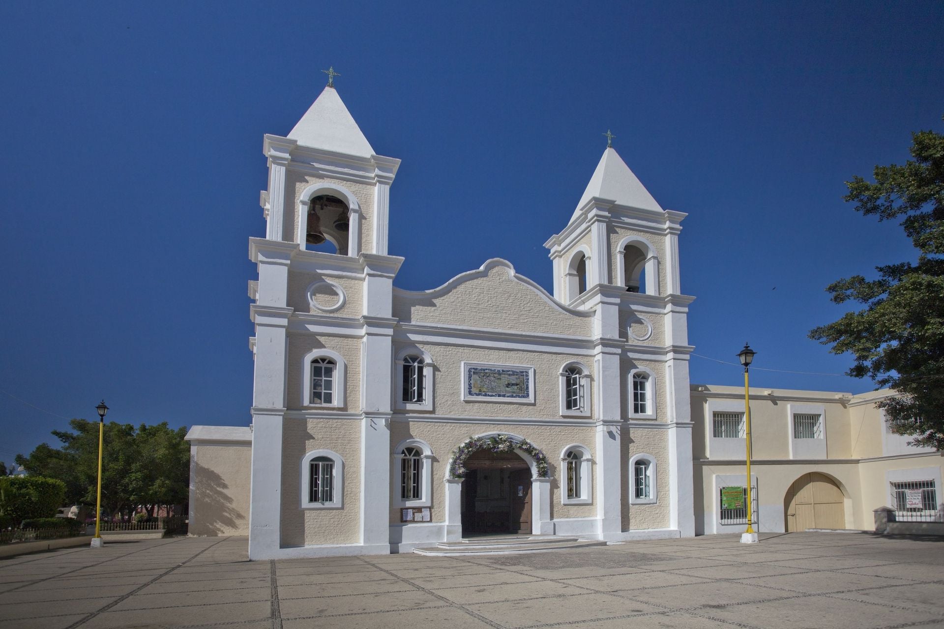 The picturesque church in san jose del cabo, Mexico