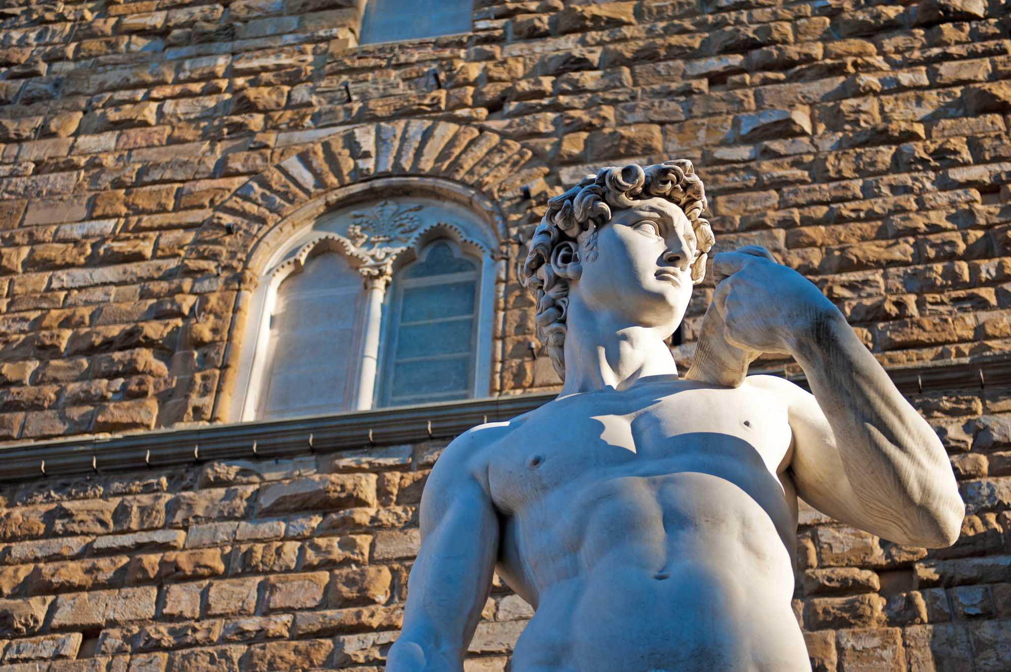 Michelangelo's David statue in Florence