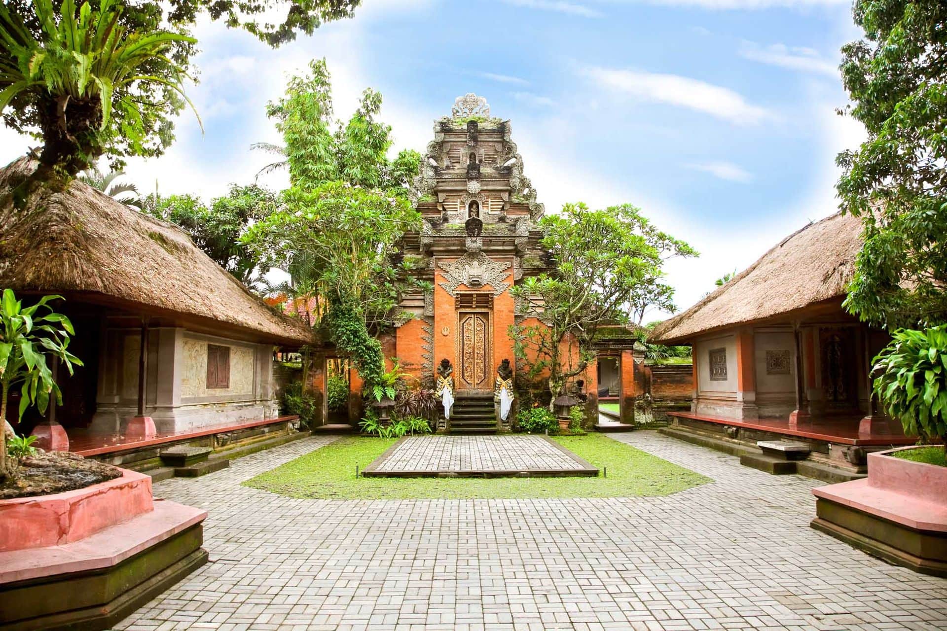 Inside the Ubud palace
