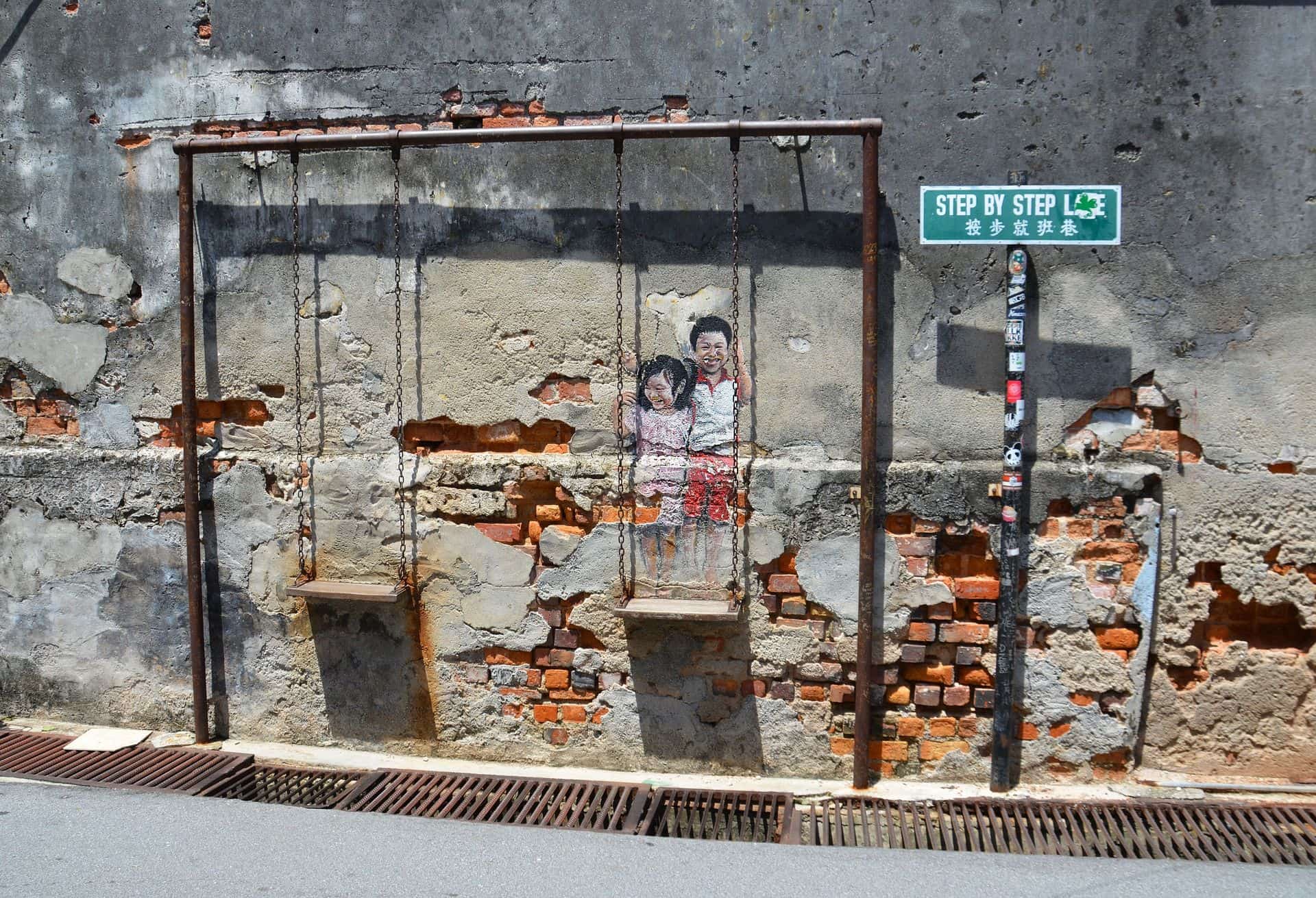 Street art in Penang, Malaysia