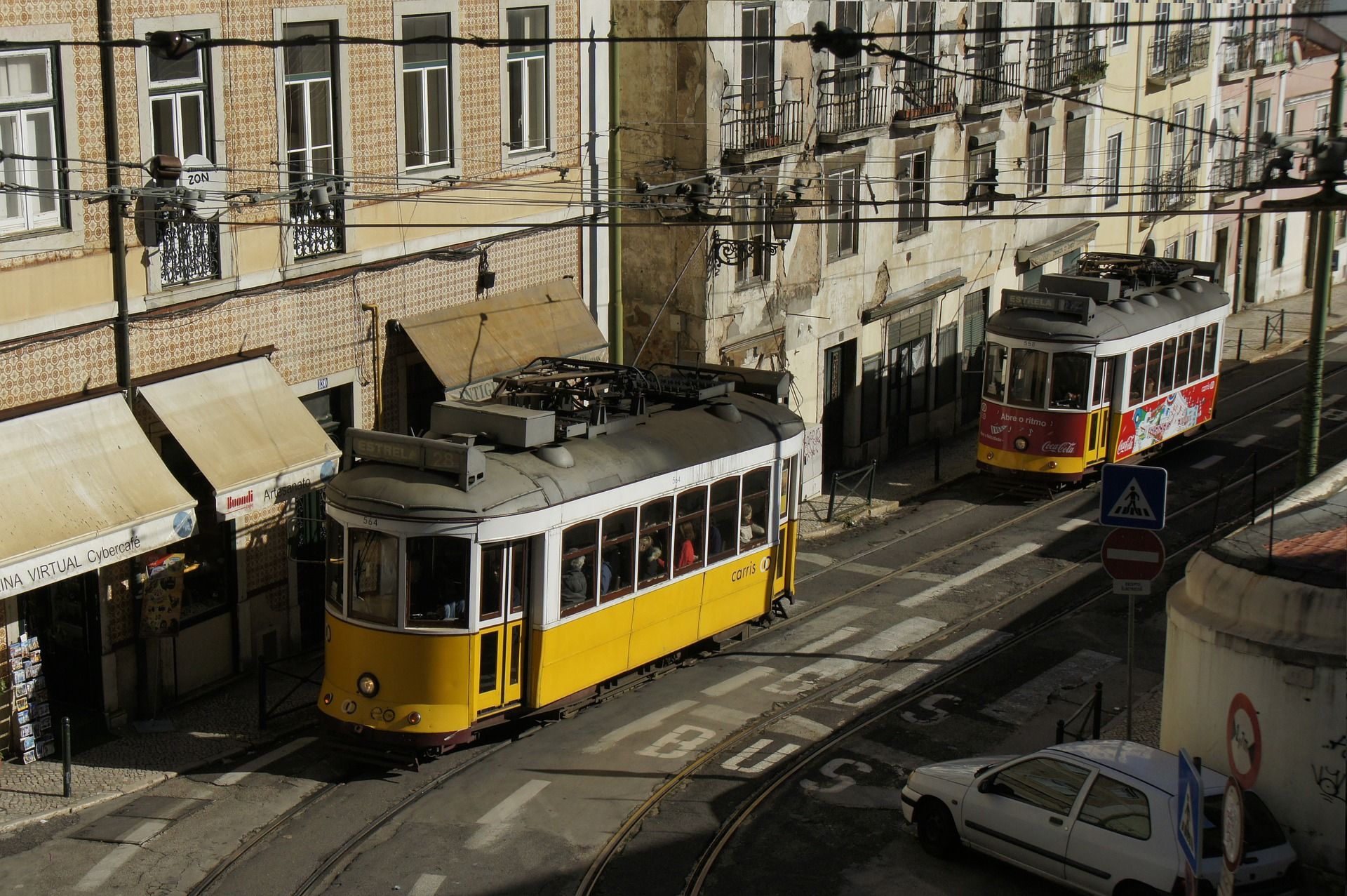 Tram in Lisbon