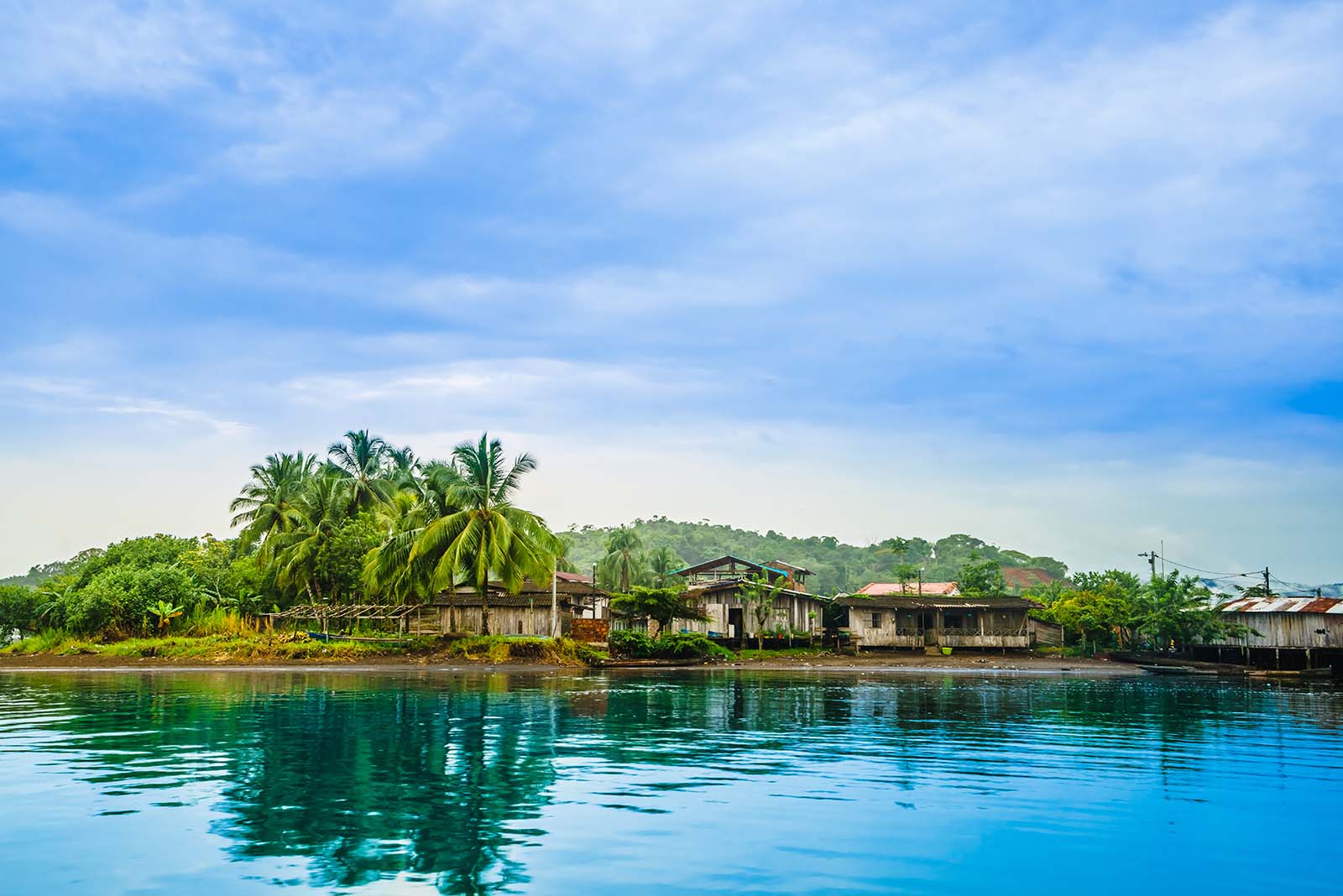 Village El Valle next to Bahia Solano in Choco region, Colombia © Shutterstock