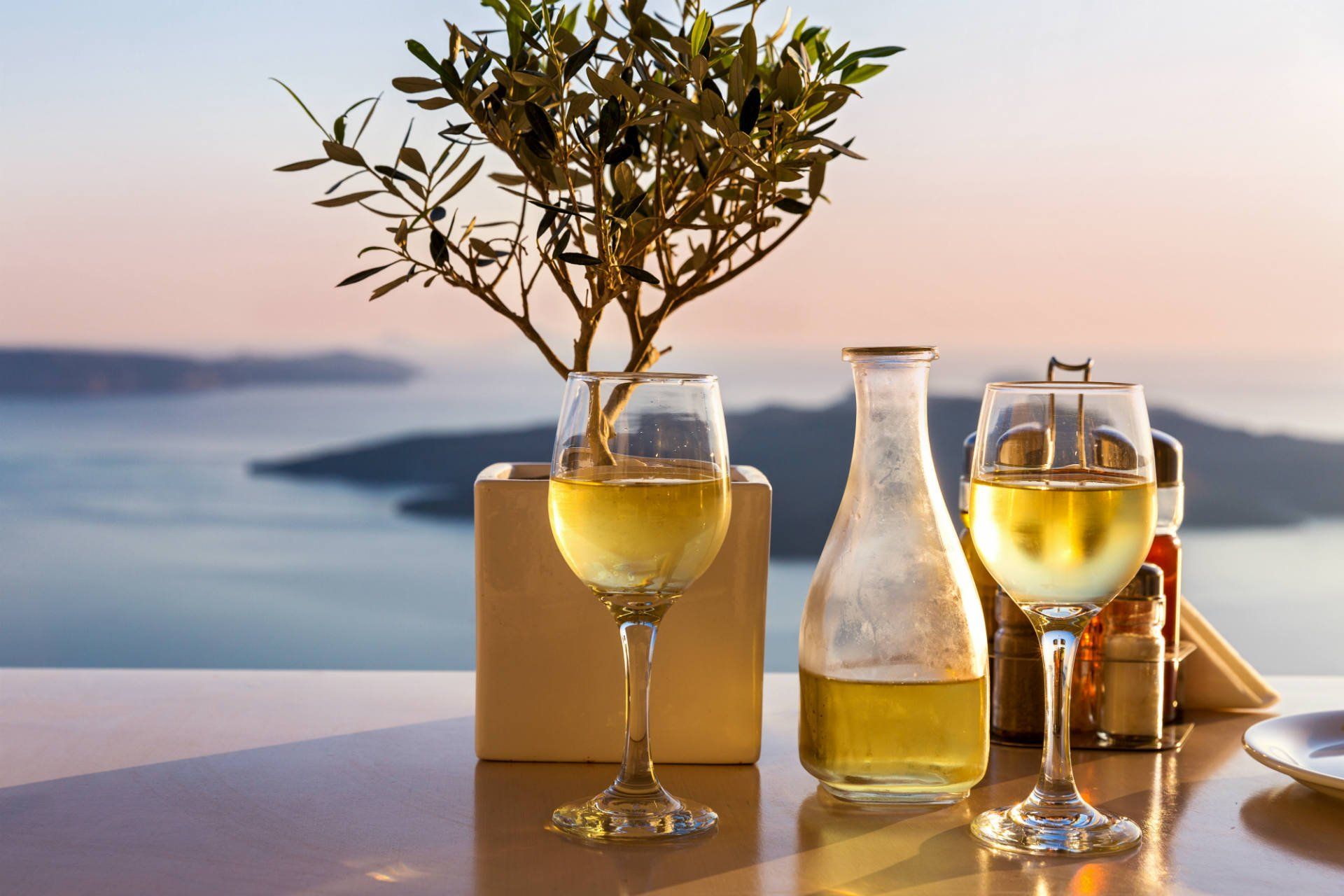 Santorini wine, Greece