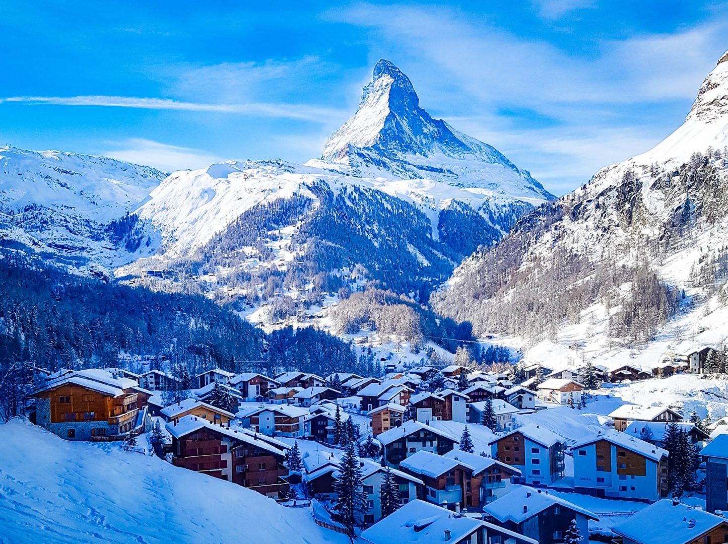 Zermatt and Matterhorn in Switzerland © Shutterstock